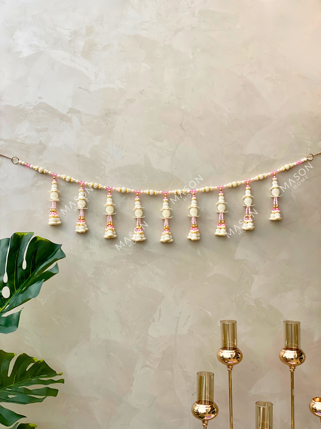 Festive Pearl Bloom Toran