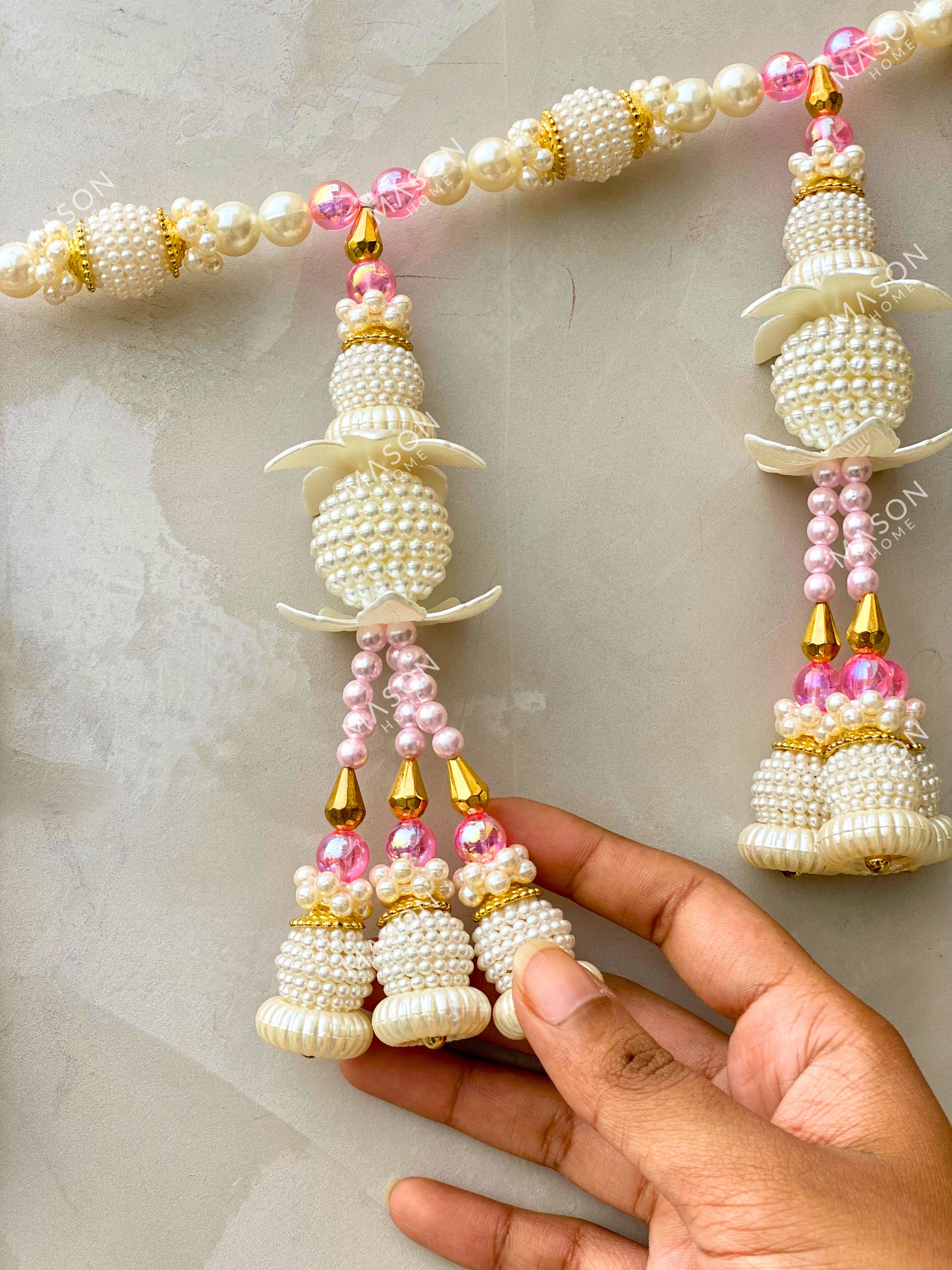 Festive Pearl Bloom Toran
