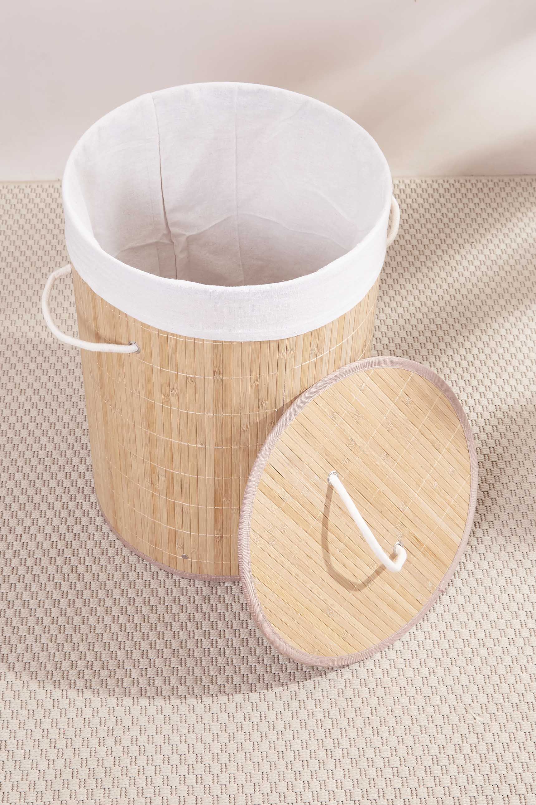 Collapsible Round Laundry Basket
