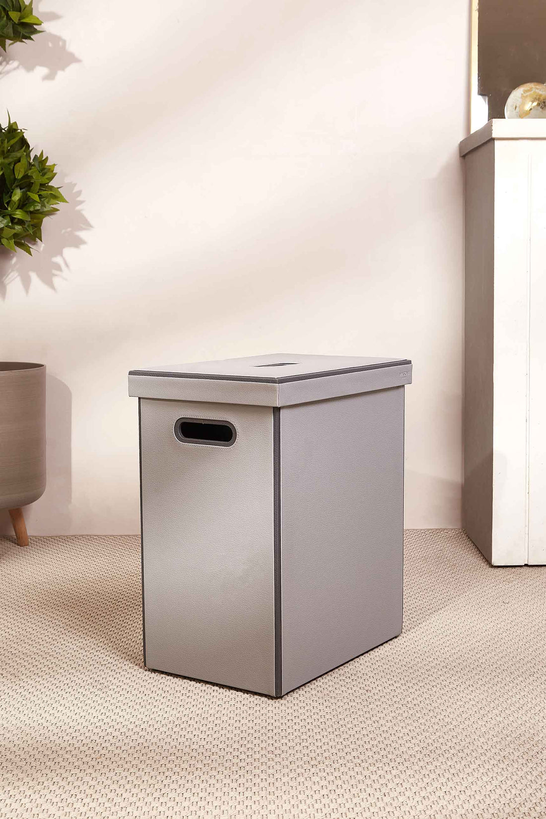 Naples Grey Laundry Basket