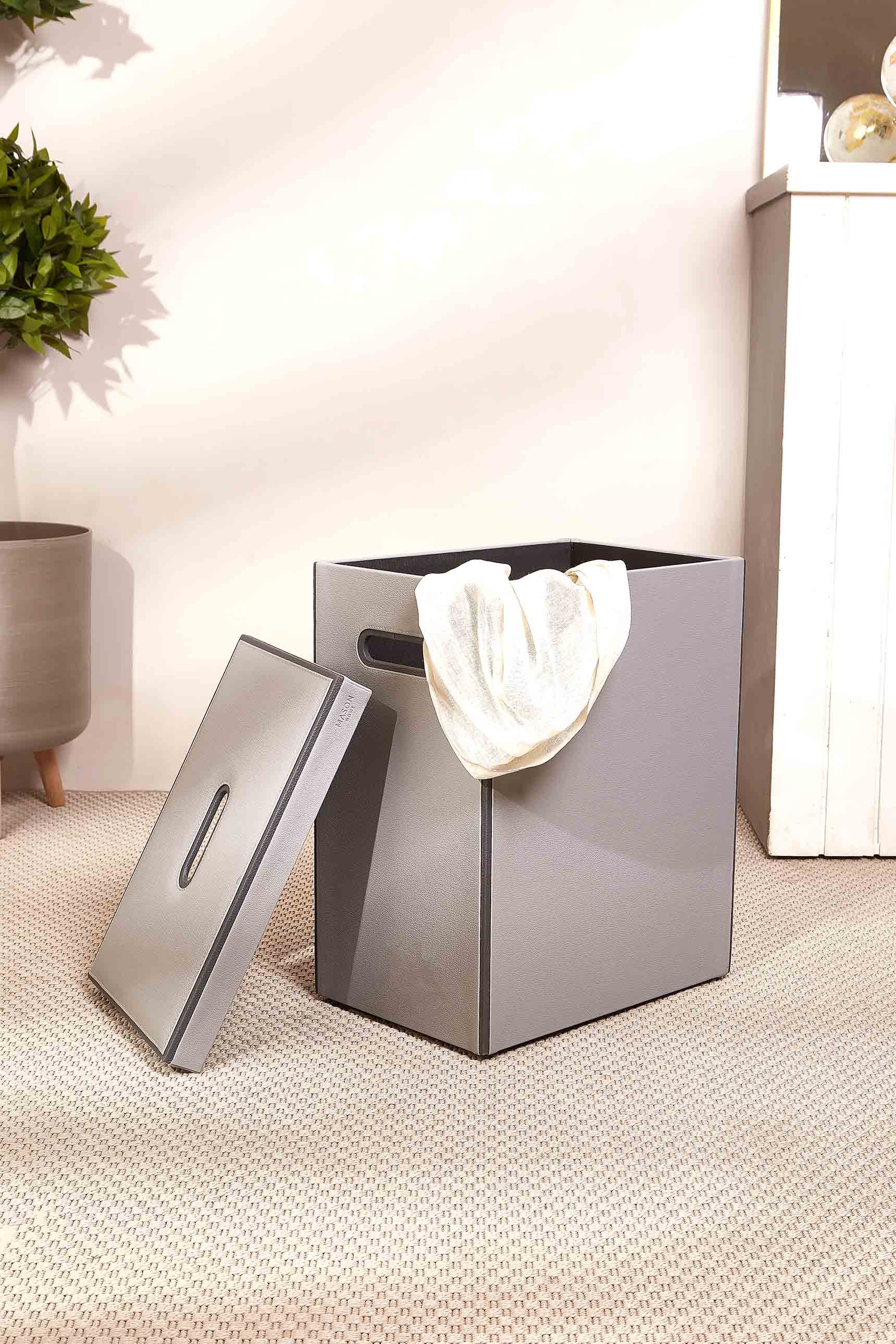 Naples Grey Laundry Basket