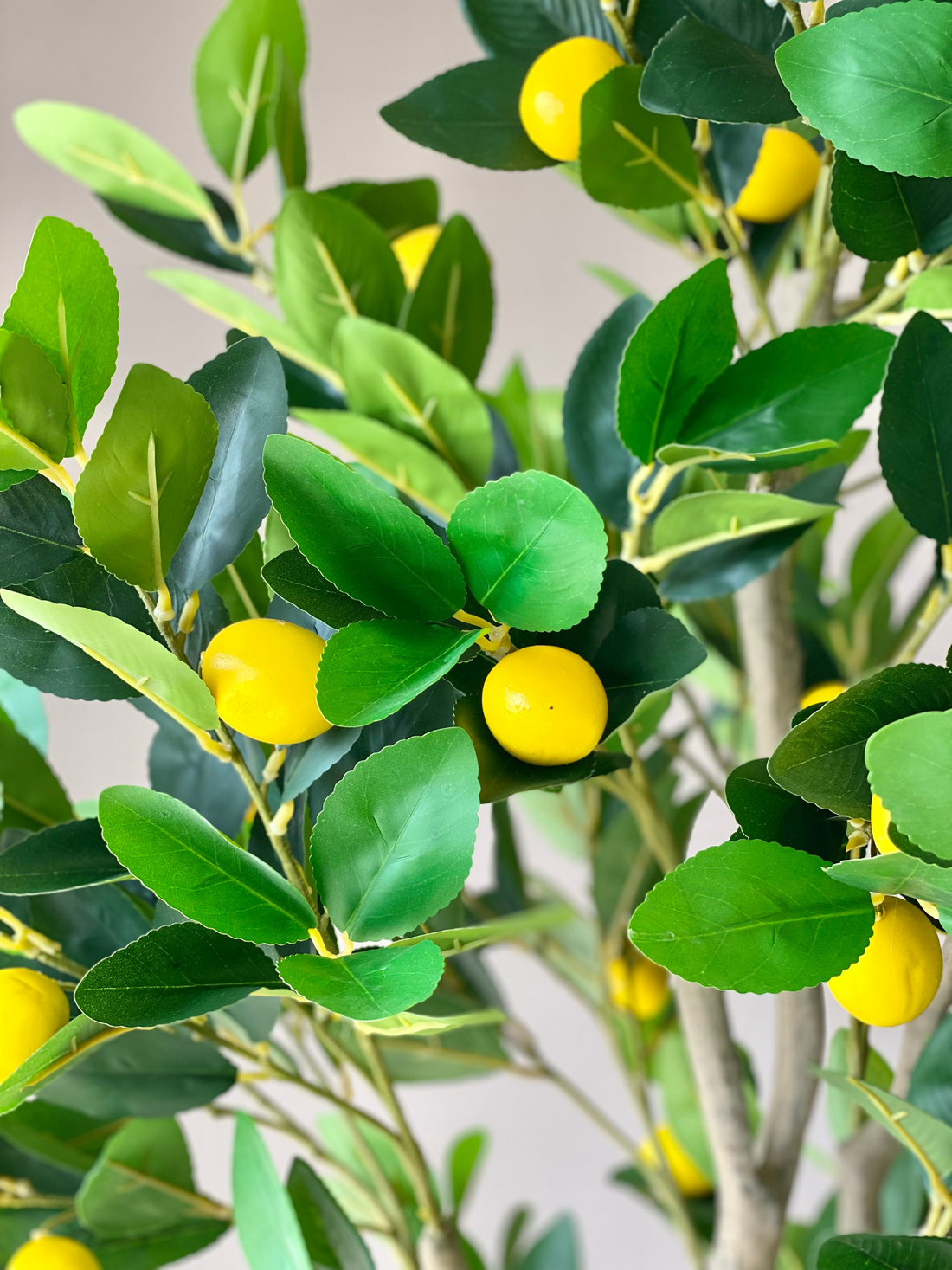 Artificial Tropical Lemon Plant - 6.5 Feet