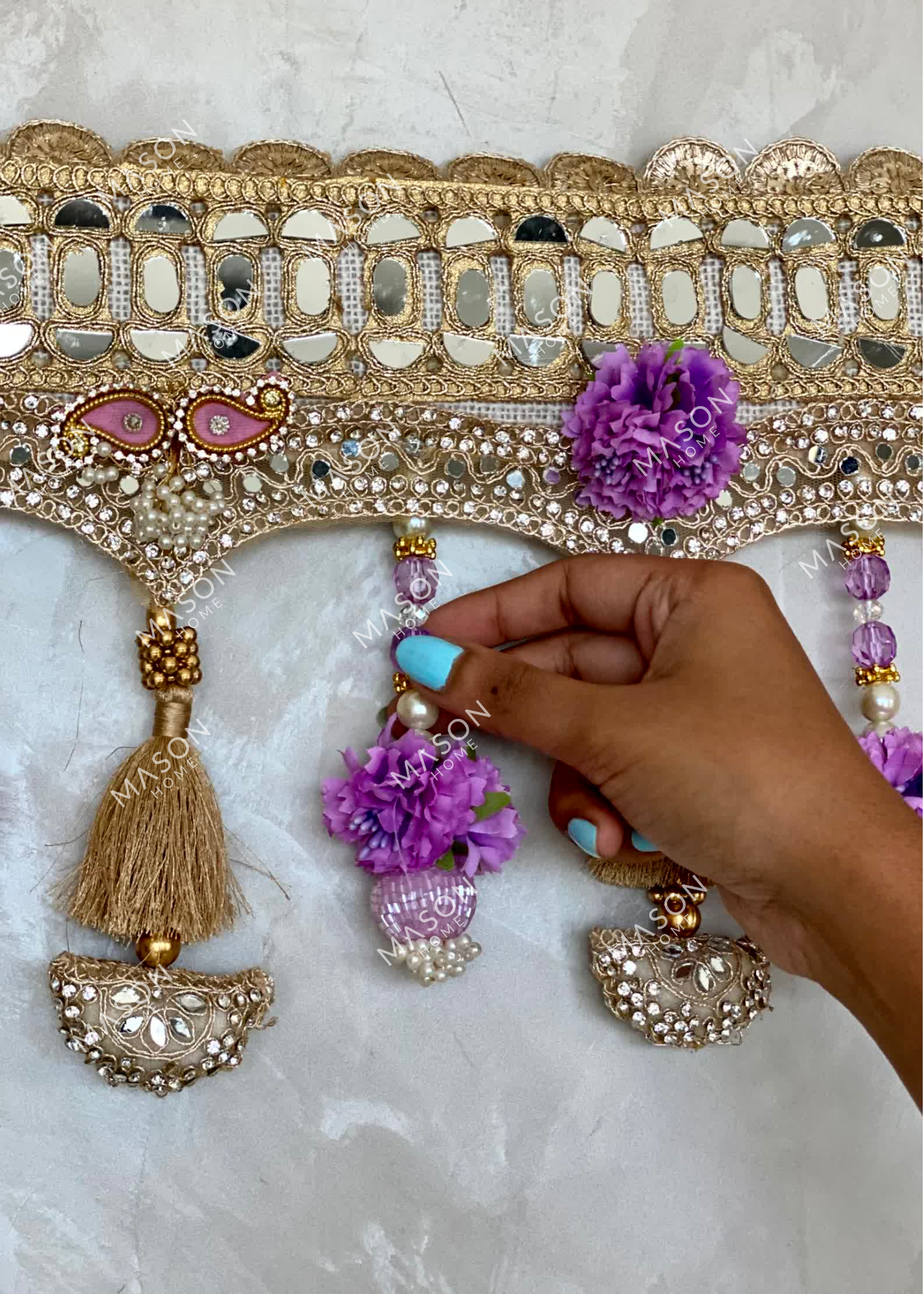 Festive Lavender Luxe Toran