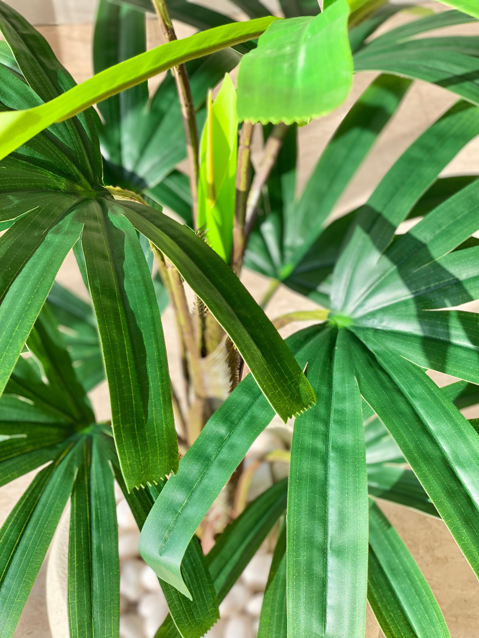 Artificial Rhapis Palm Plant - 4 Feet