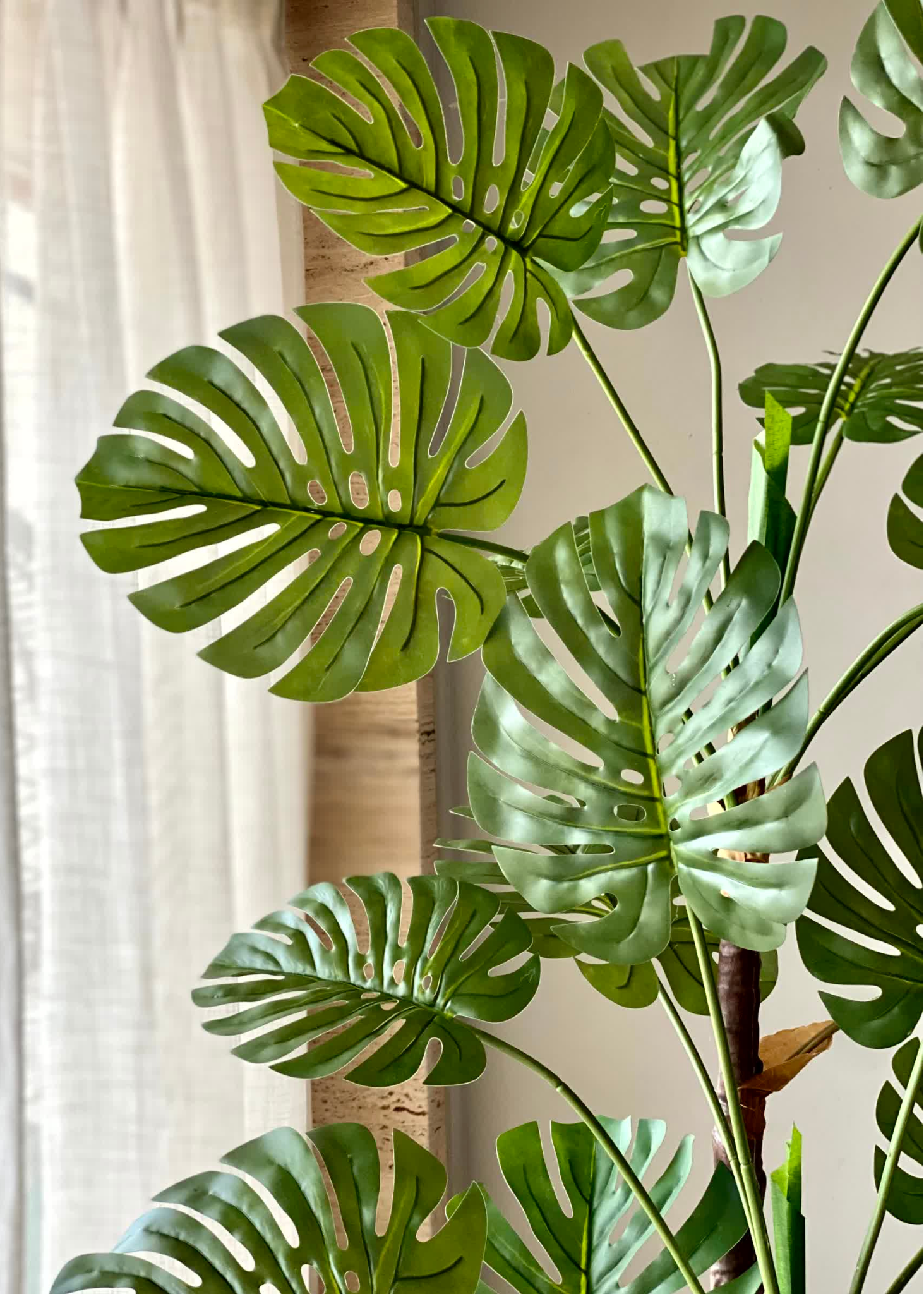 Artificial Dual Monstera Plant - 5 Feet