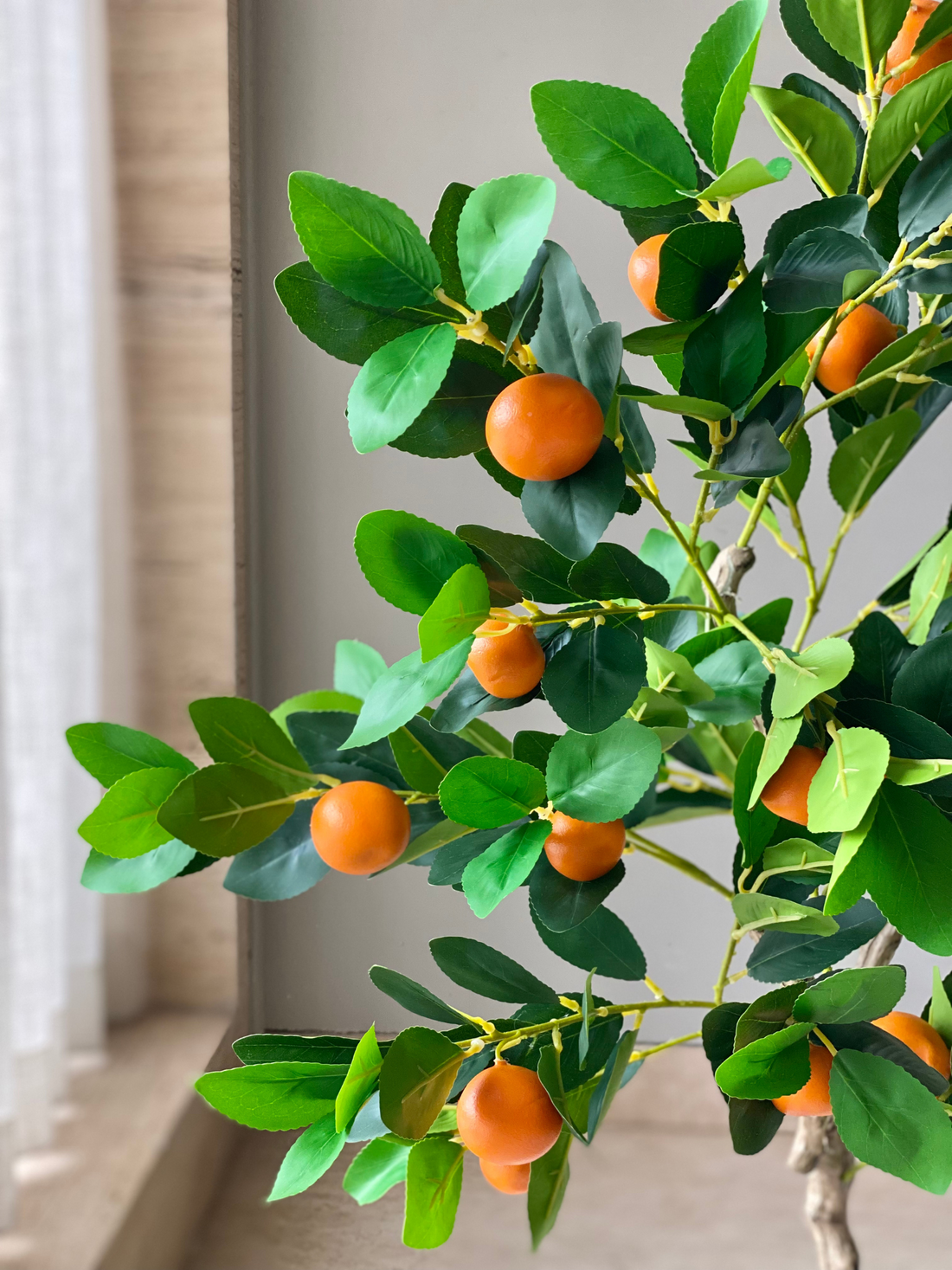 Artificial Tropical Orange Plant - 4 Feet