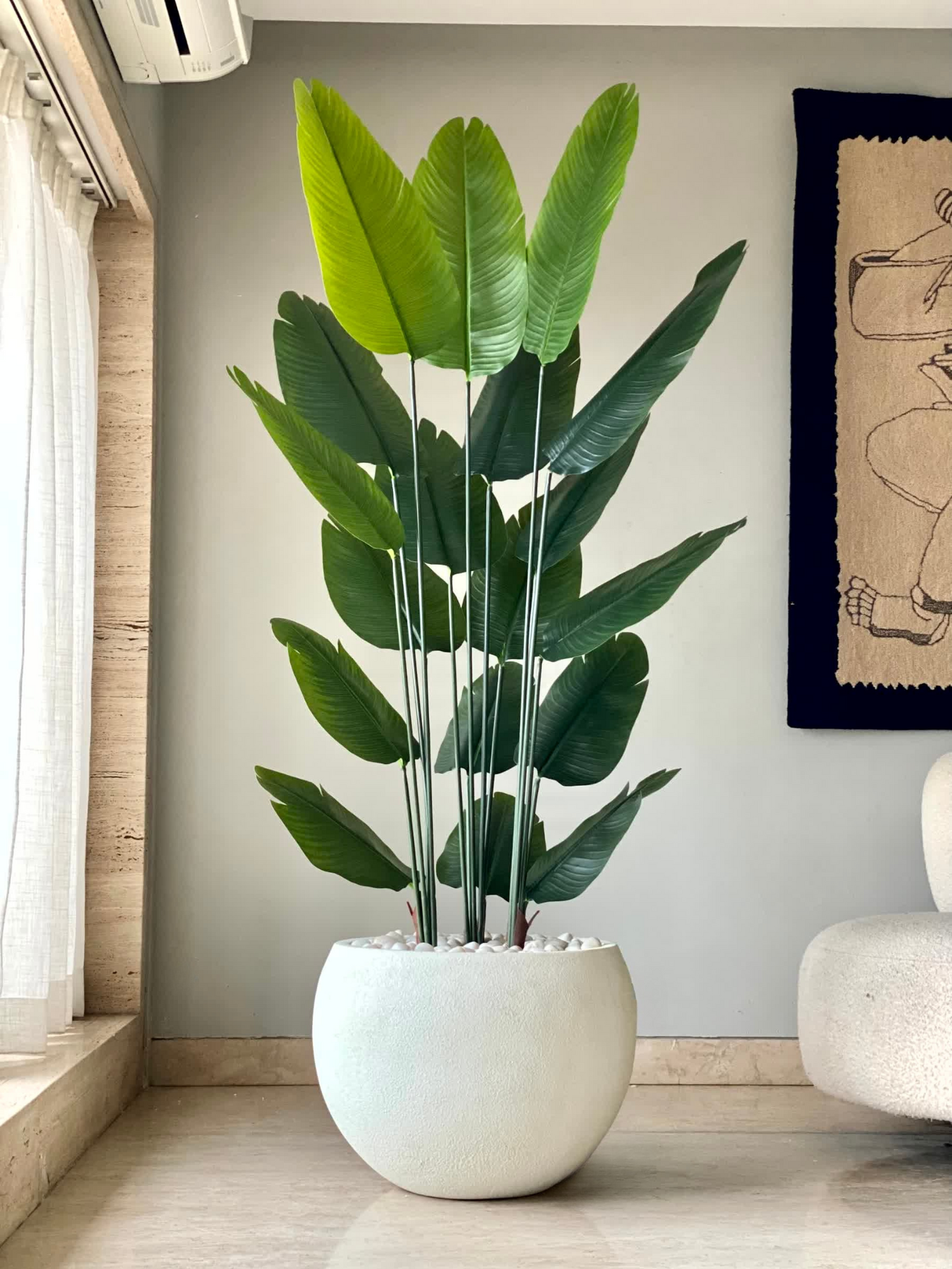 Artificial Lush Travellers Palm - 6 Feet