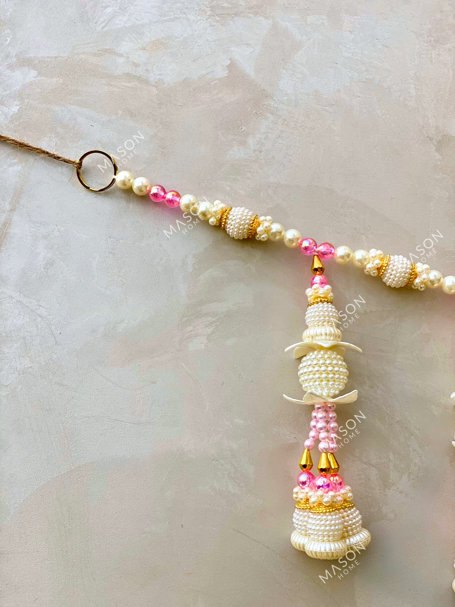 Festive Pearl Bloom Toran