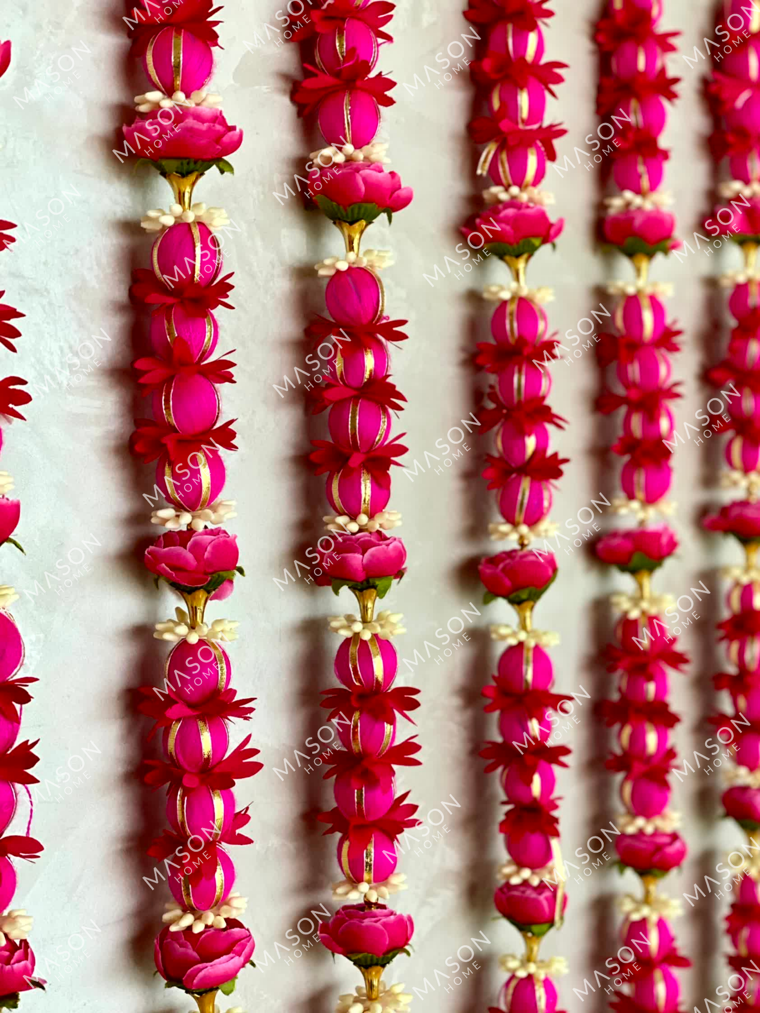 Festive Meher Bloom Latkan - Pink (Set of 2)