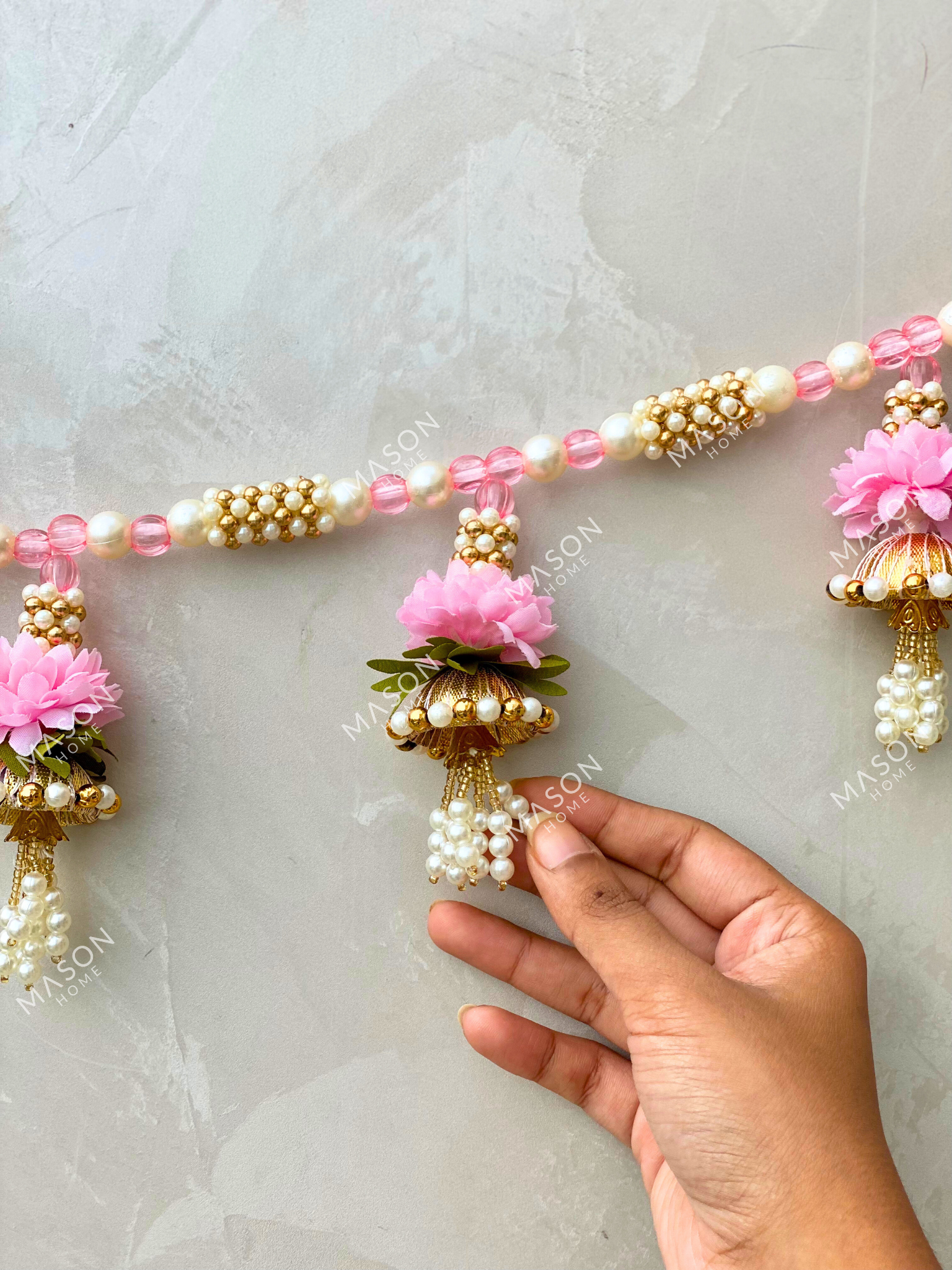 Pink Festive Bloom Toran