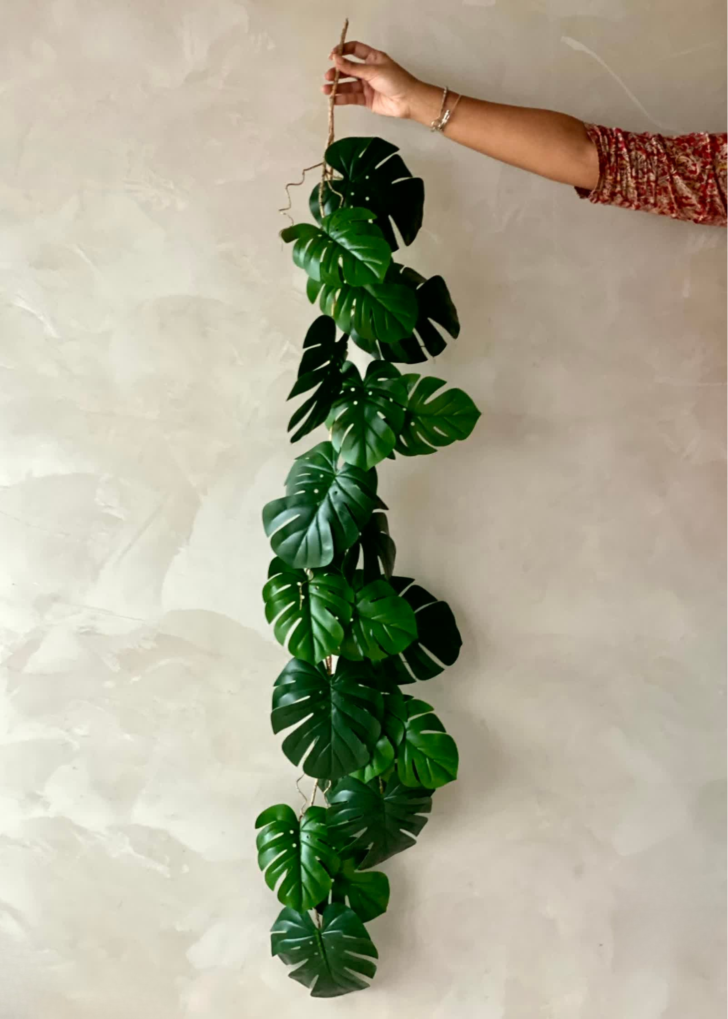 Artificial Monstera Creeper