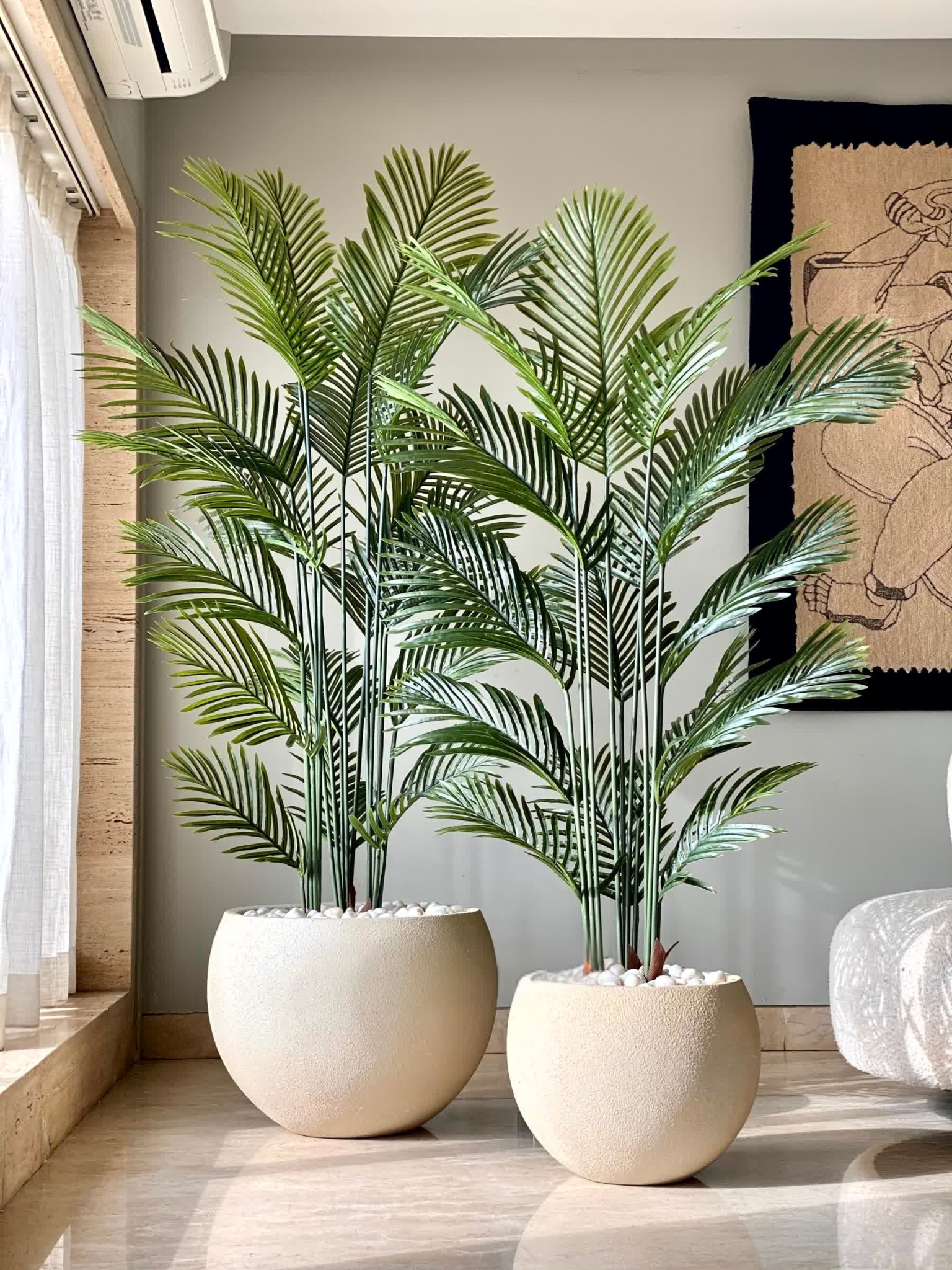 Artificial Lush Green Areca Palm - 6 Feet