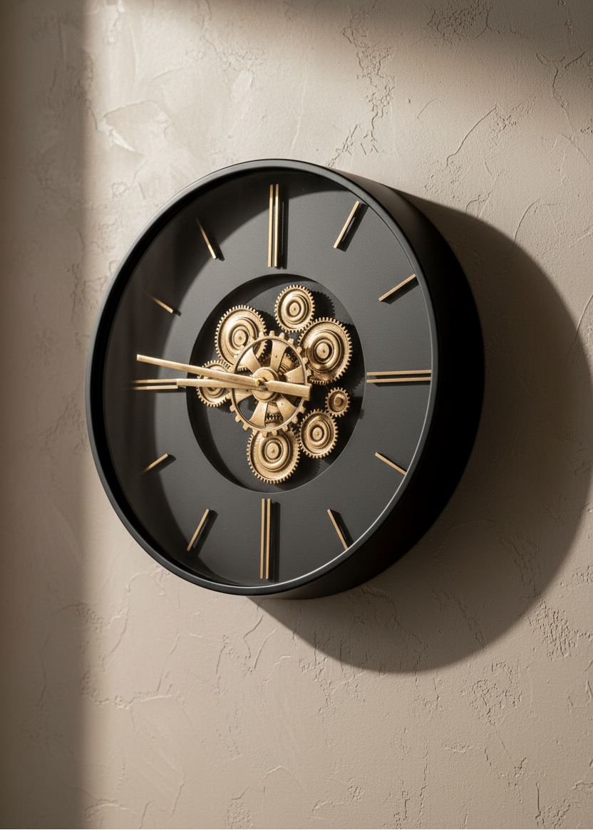 Pinions Wall Clock
