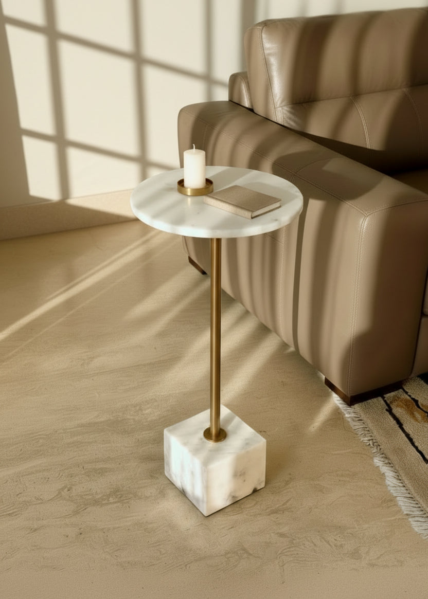 Aurum Marble Drink Table