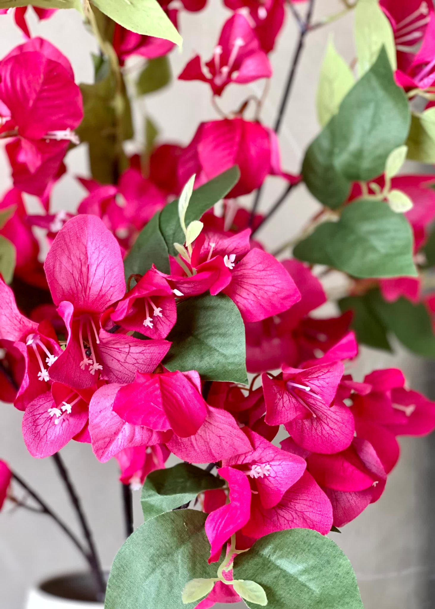 Artificial Bougainvillea Stem - Pink (Set of 3)