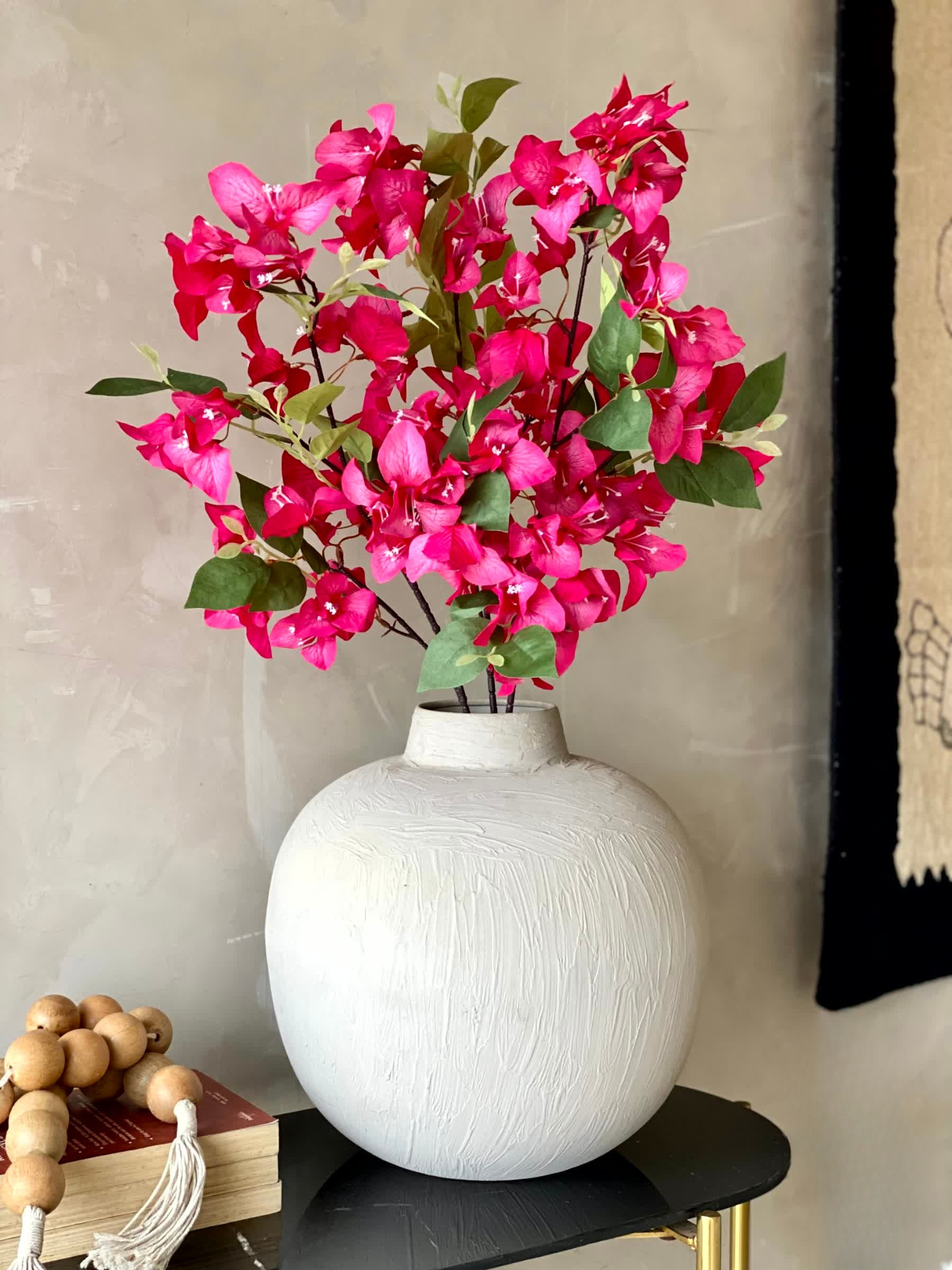 Artificial Bougainvillea Stem - Pink (Set of 3)