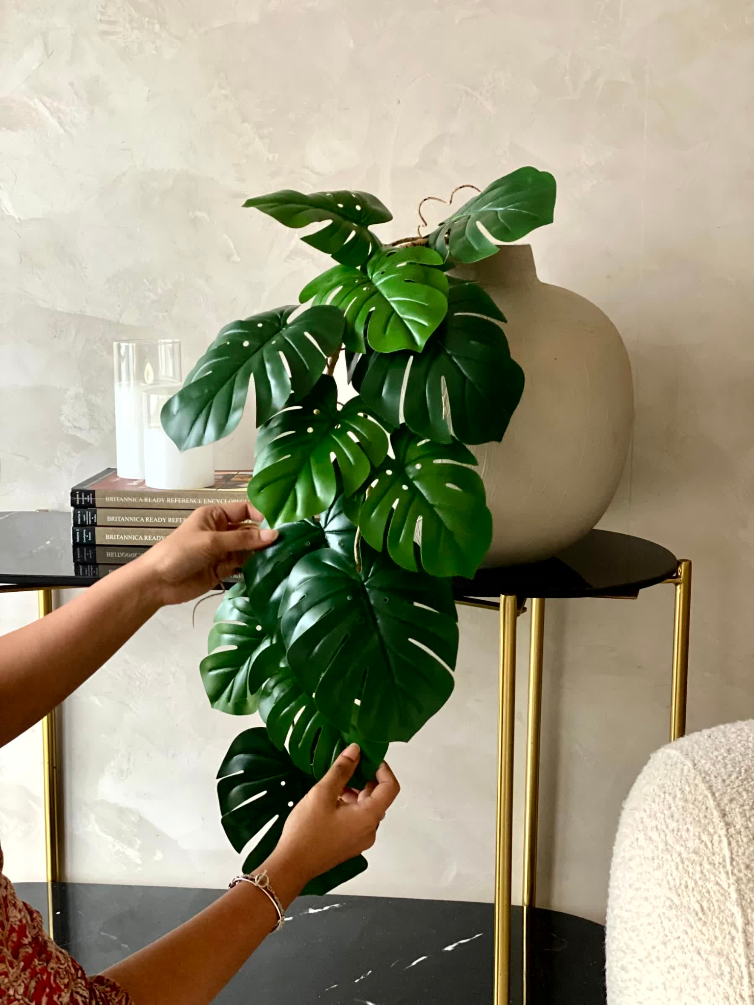 Artificial Spruce Monstera Creeper