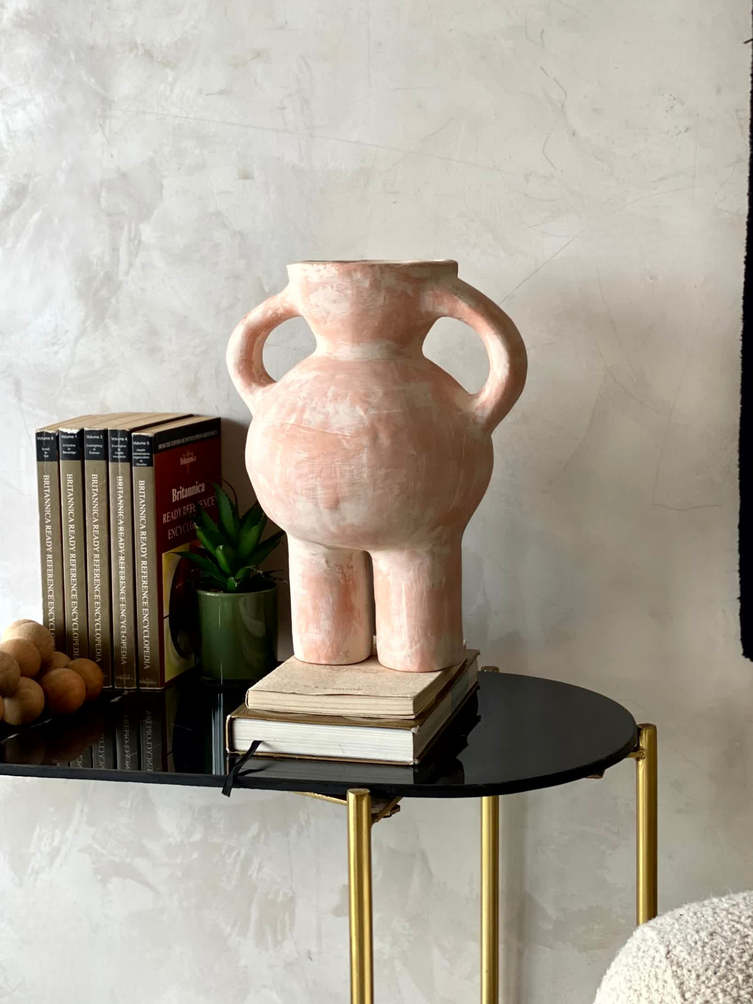 Terracotta Cocoon Vase