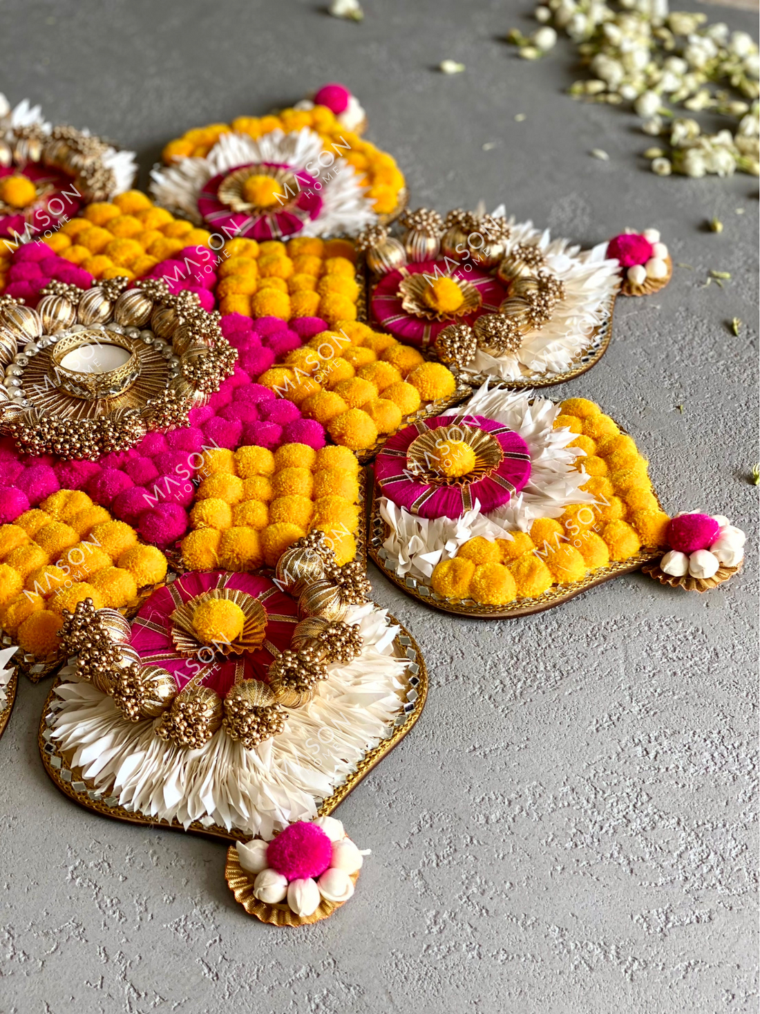 Festive Blossom Rangoli