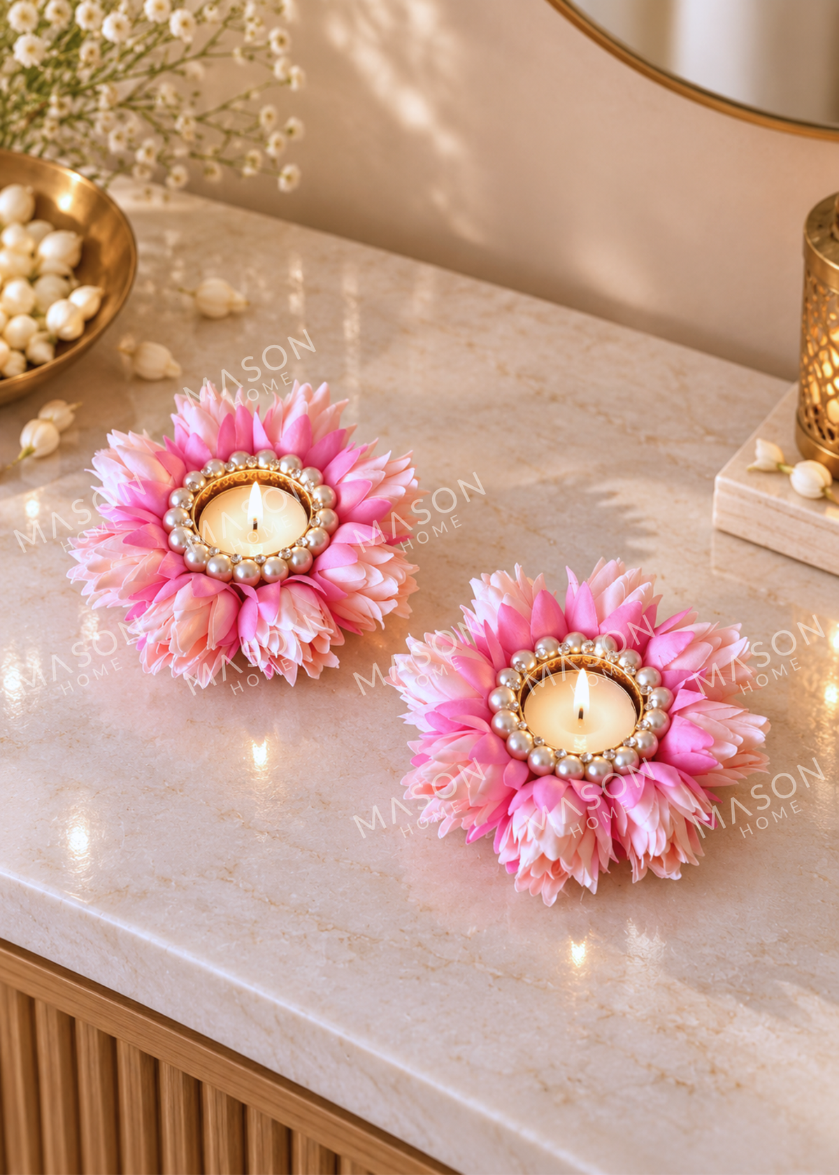 Fleure Tealight Holder - Set of 2