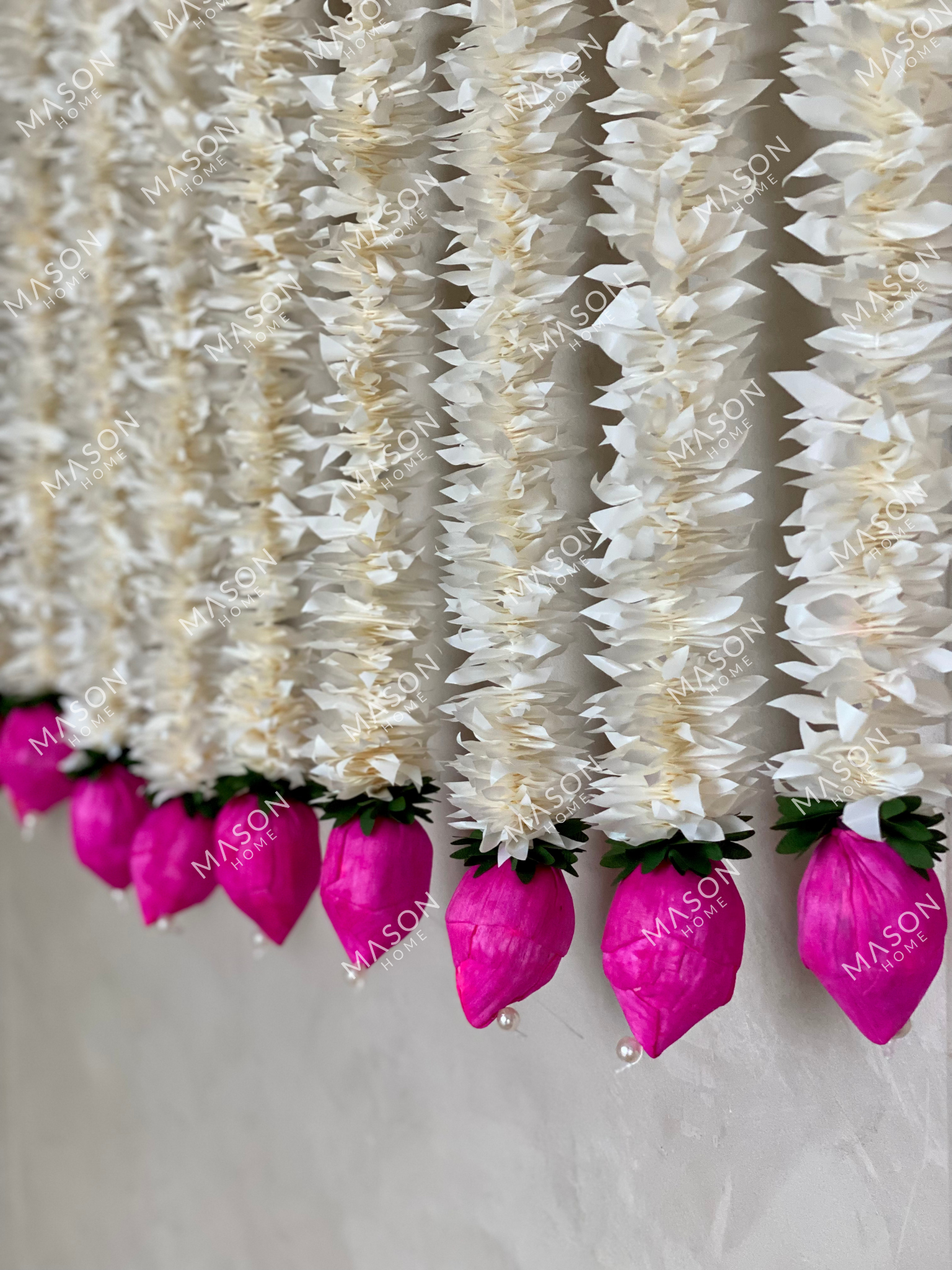 Festive Shubh Lotus Latkan - Set of 10(Medium)