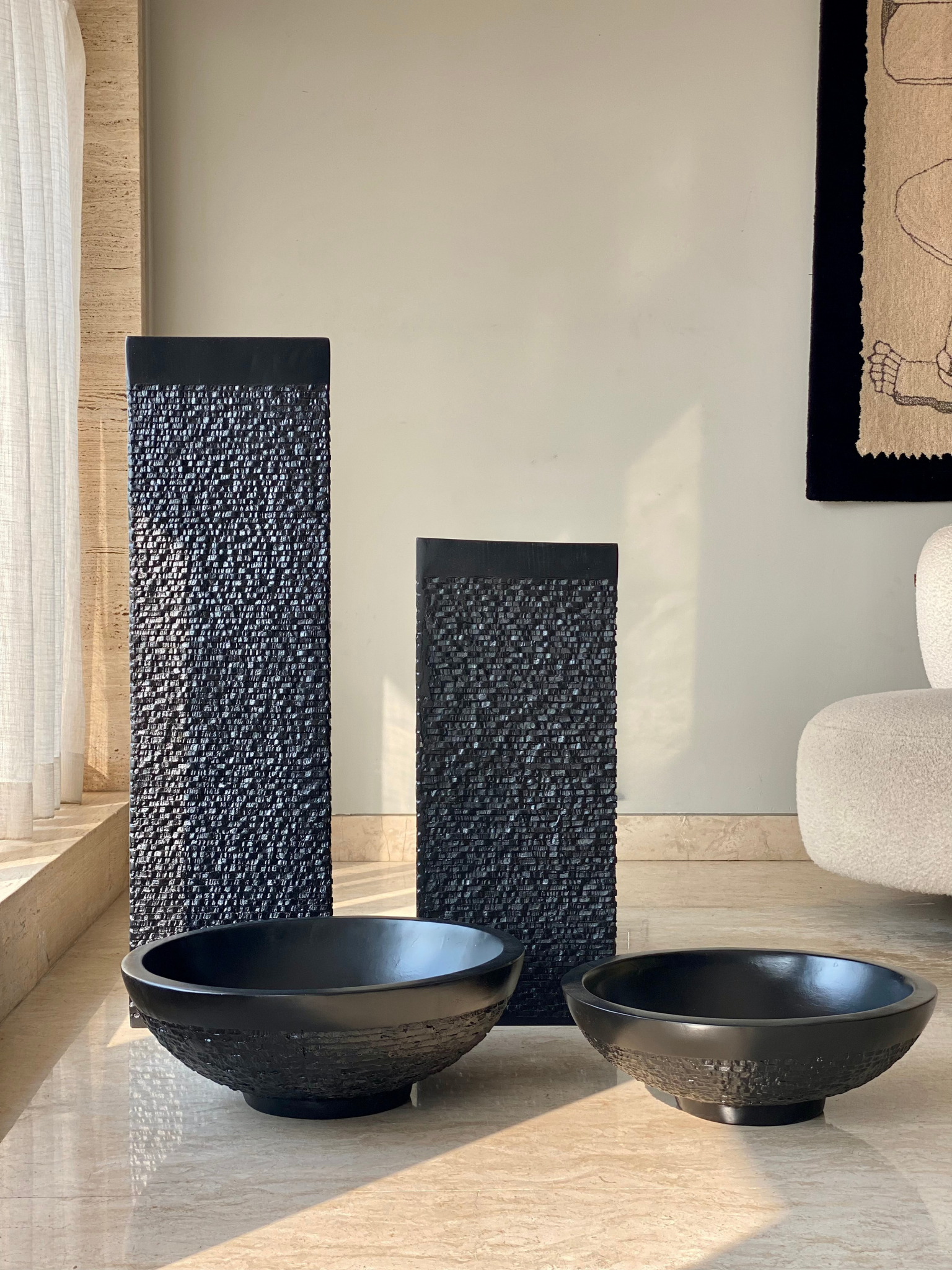 Masami Shaft Planter - Black