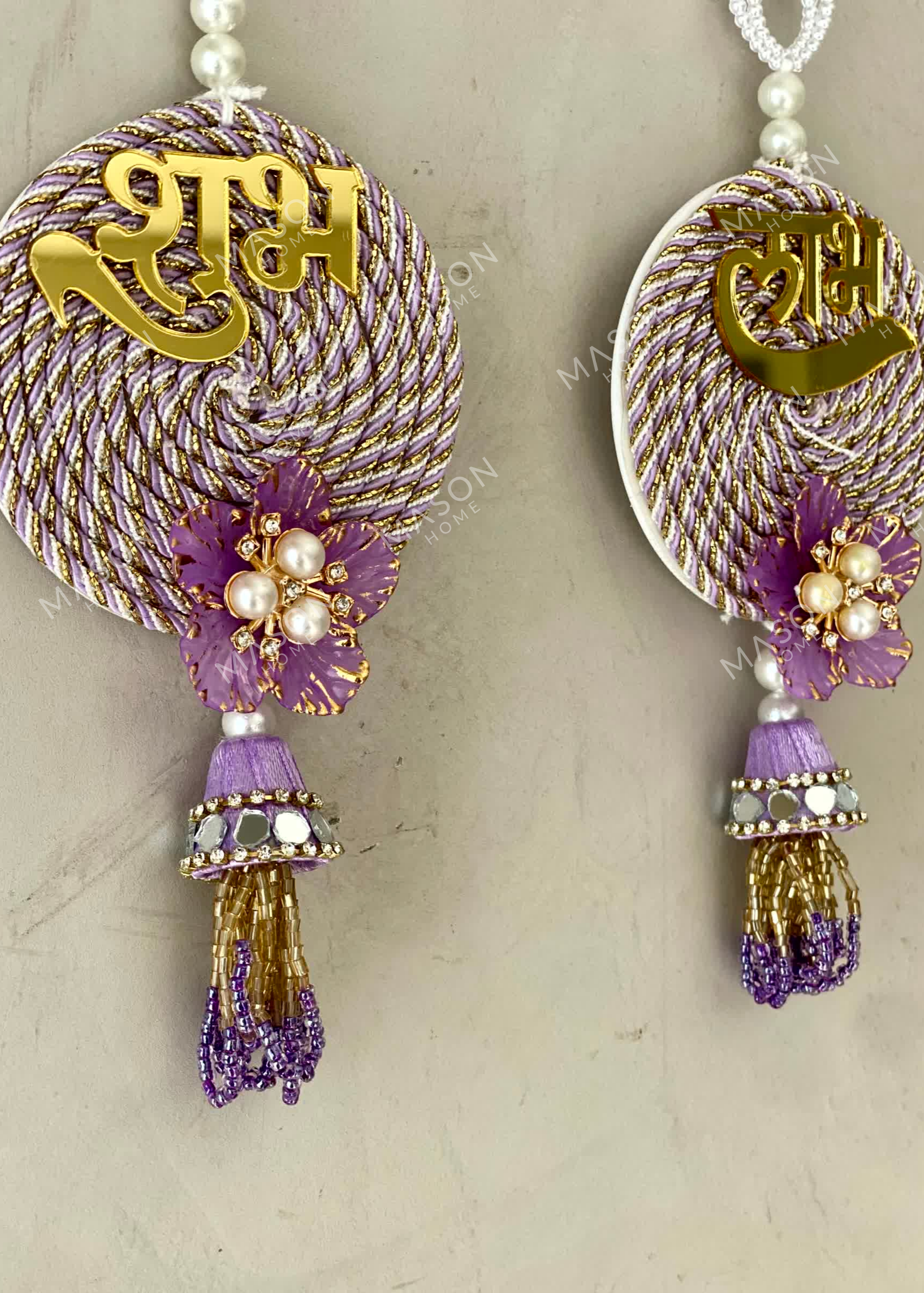 Aarna Shubh Labh Hanging - Purple