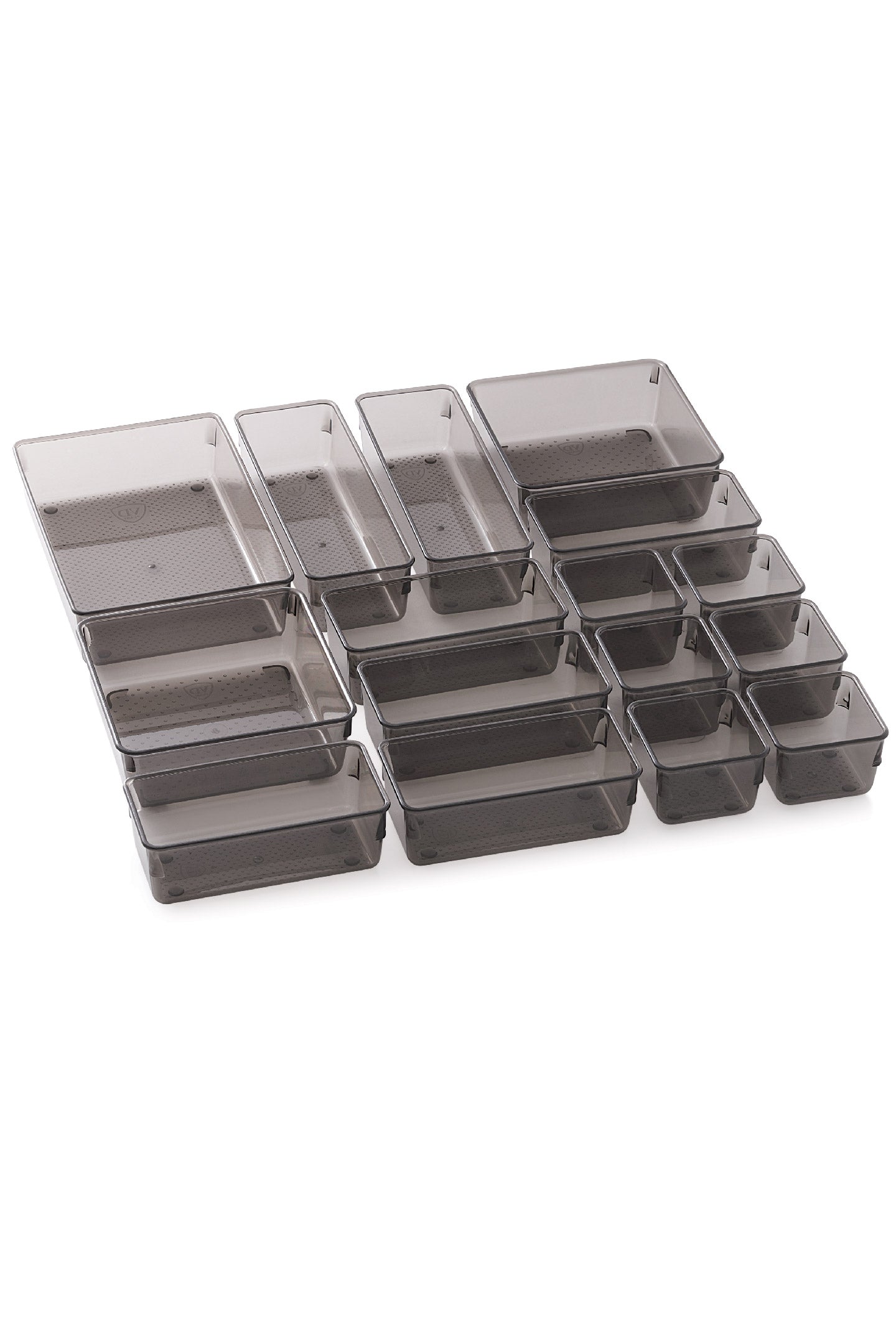 Black Multi-functional Storage Organizers - Set Of 16