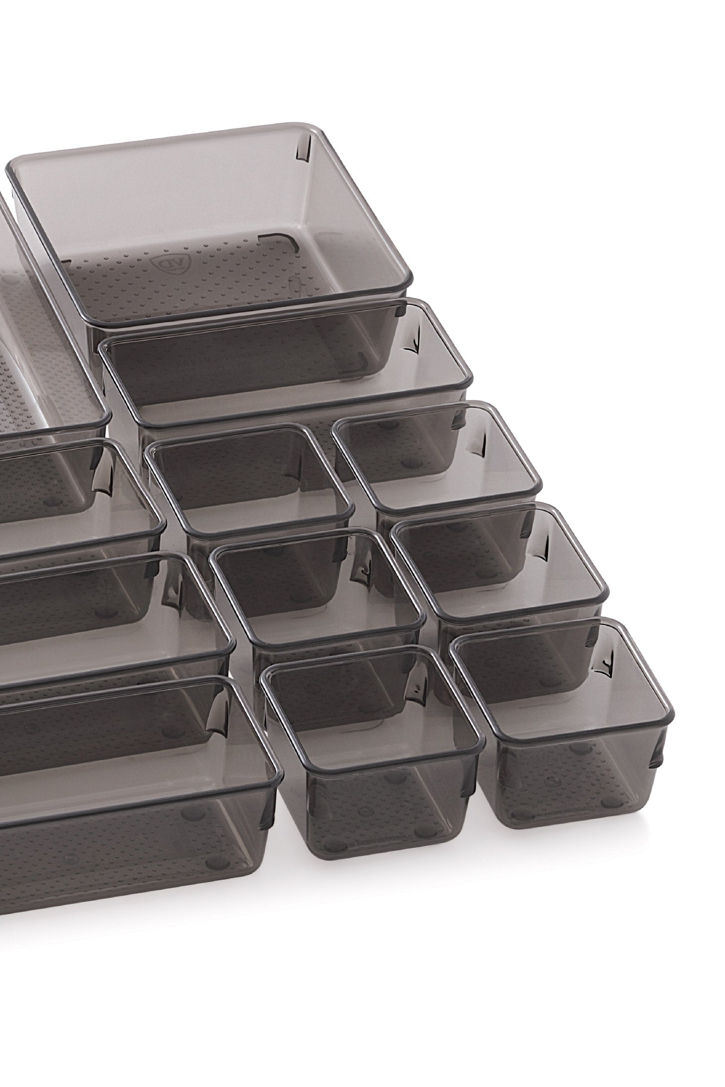 Black Multi-functional Storage Organizers - Set Of 16