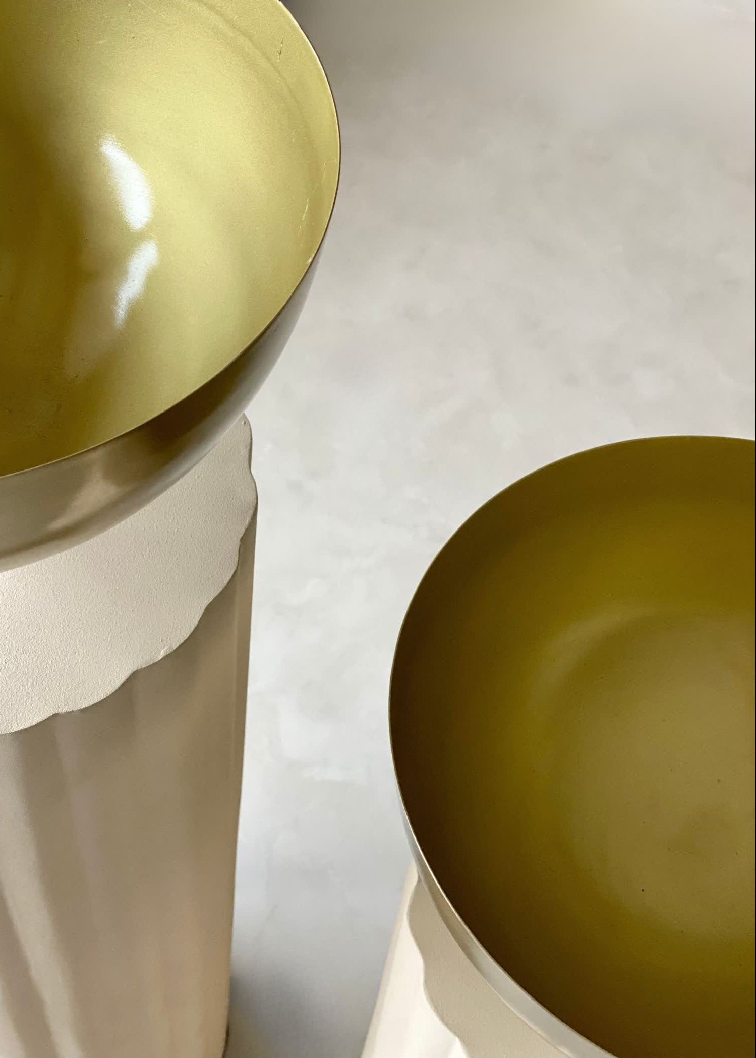 Sabi Fluted Planters - Beige