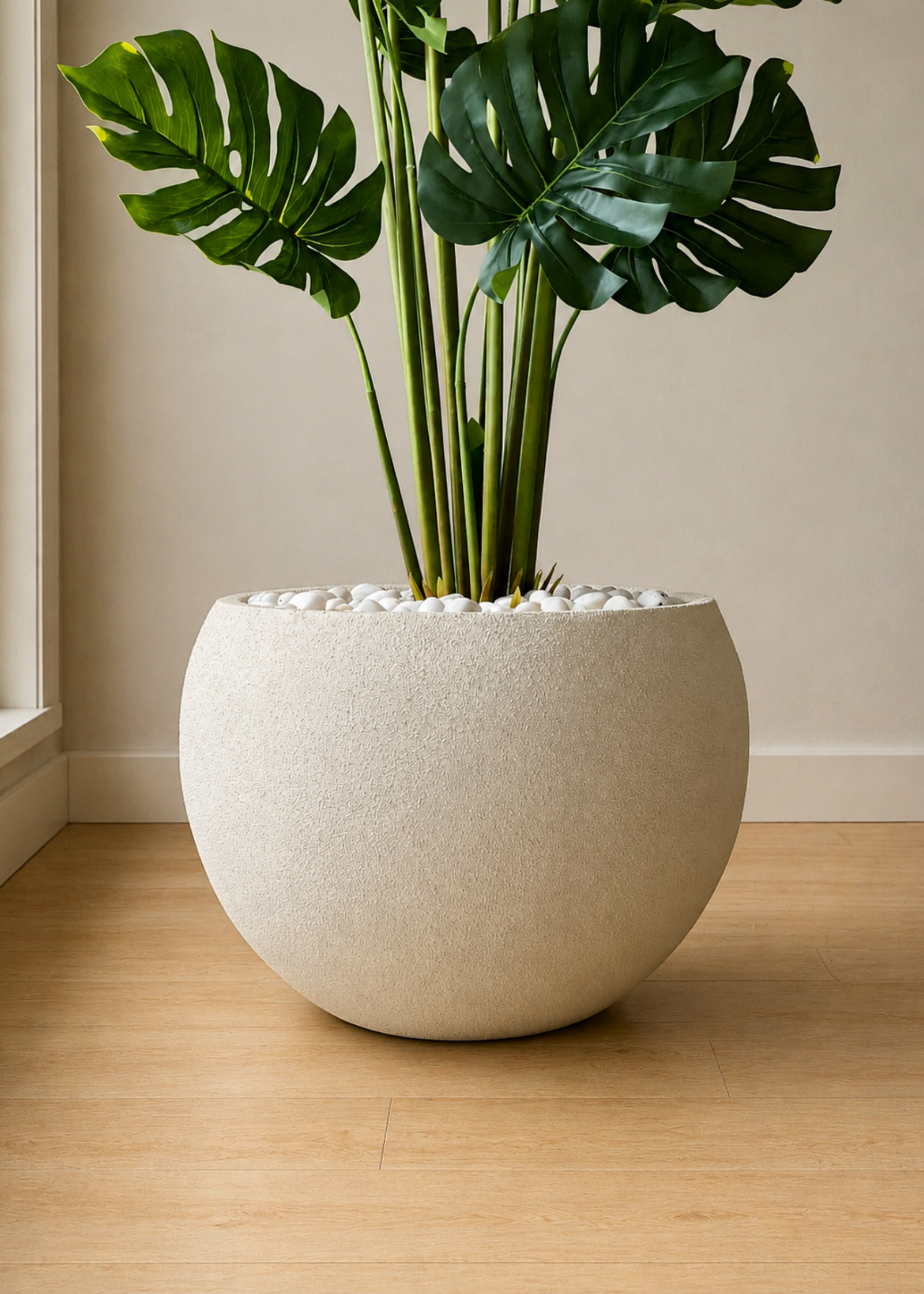 Lithos Planters - Beige
