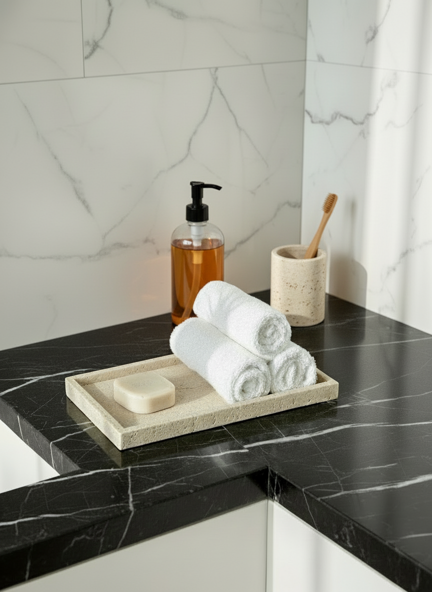 Carrara Napkin Tray - Beige