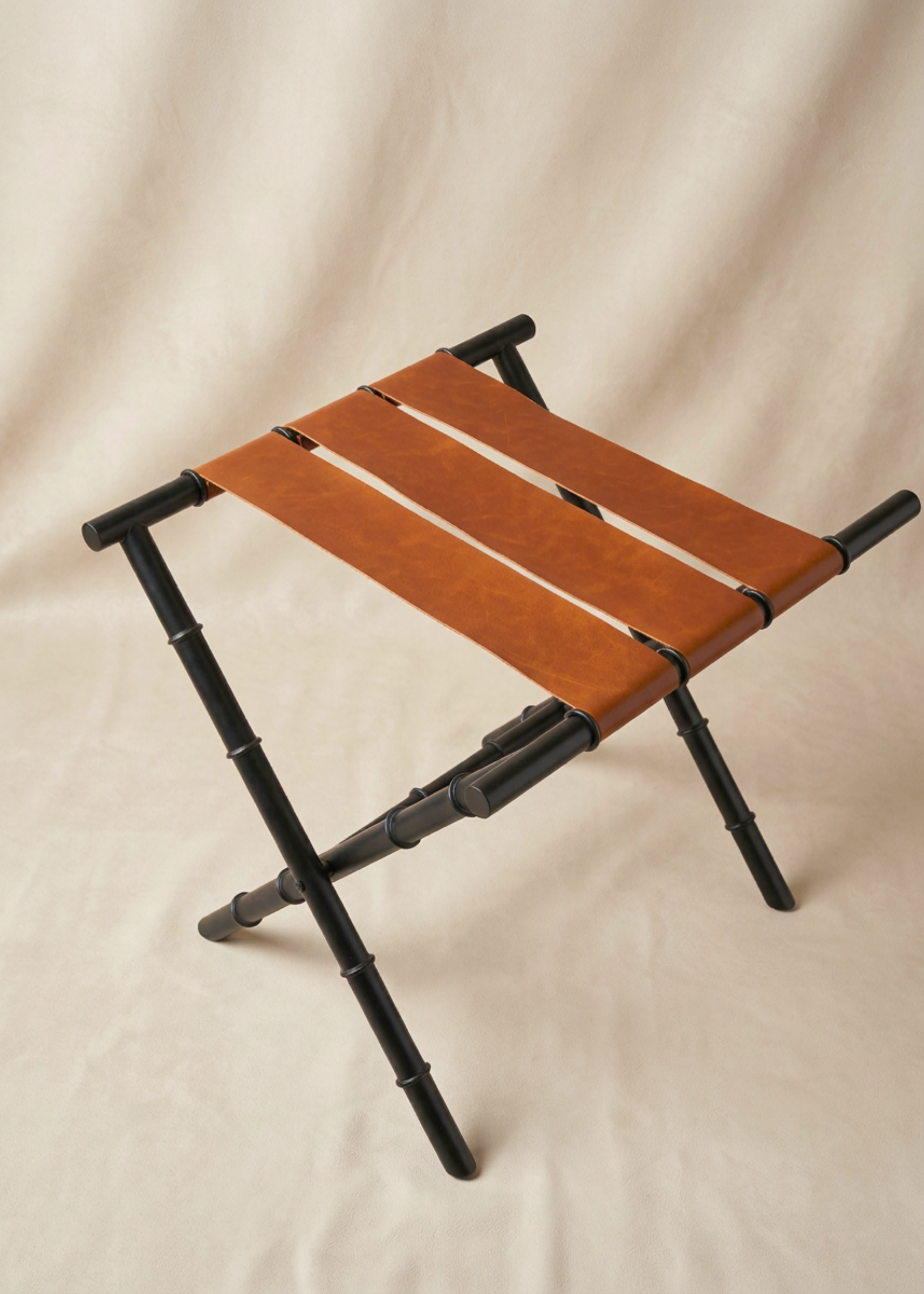 Naples Tan Foldable Luggage Rack