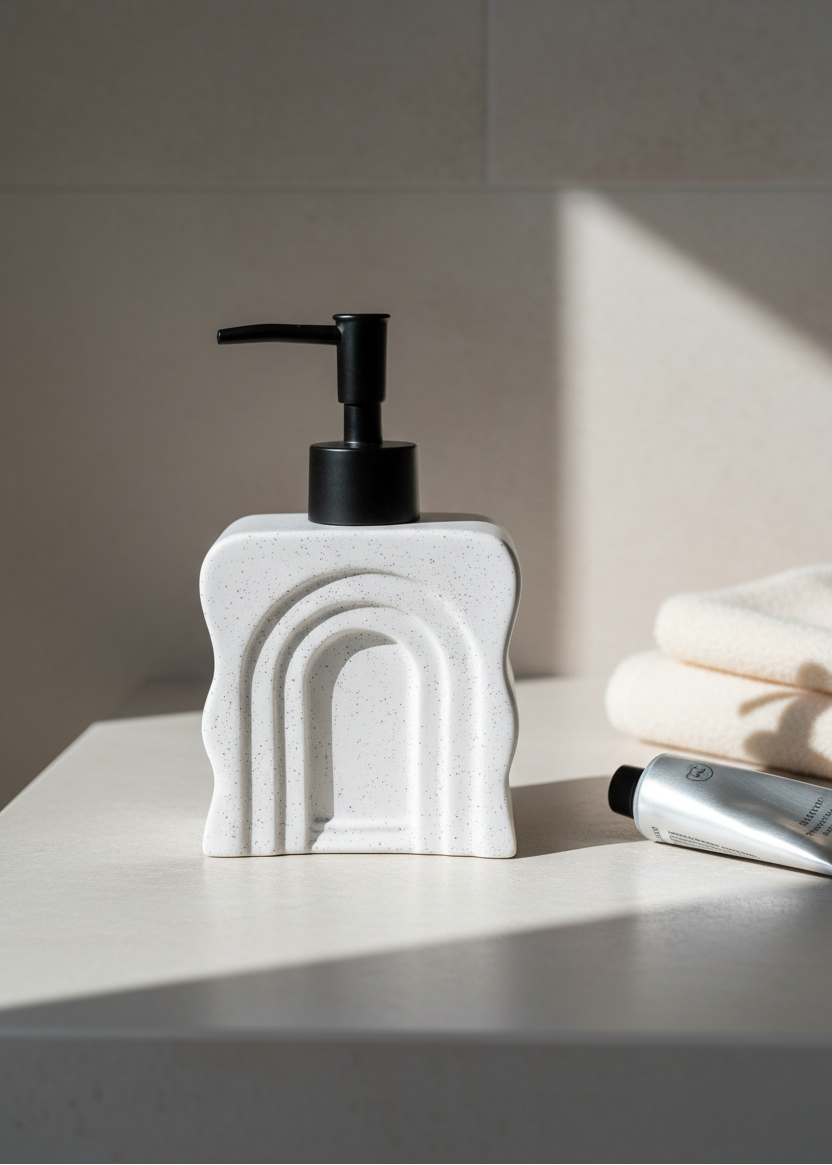 Arch Stone Dispenser - Ivory