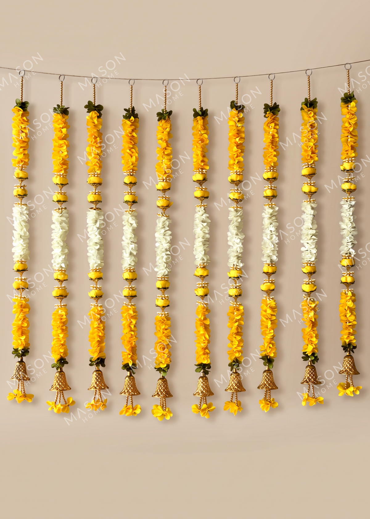Swarna Marigold Floral Ladi - Set of 10