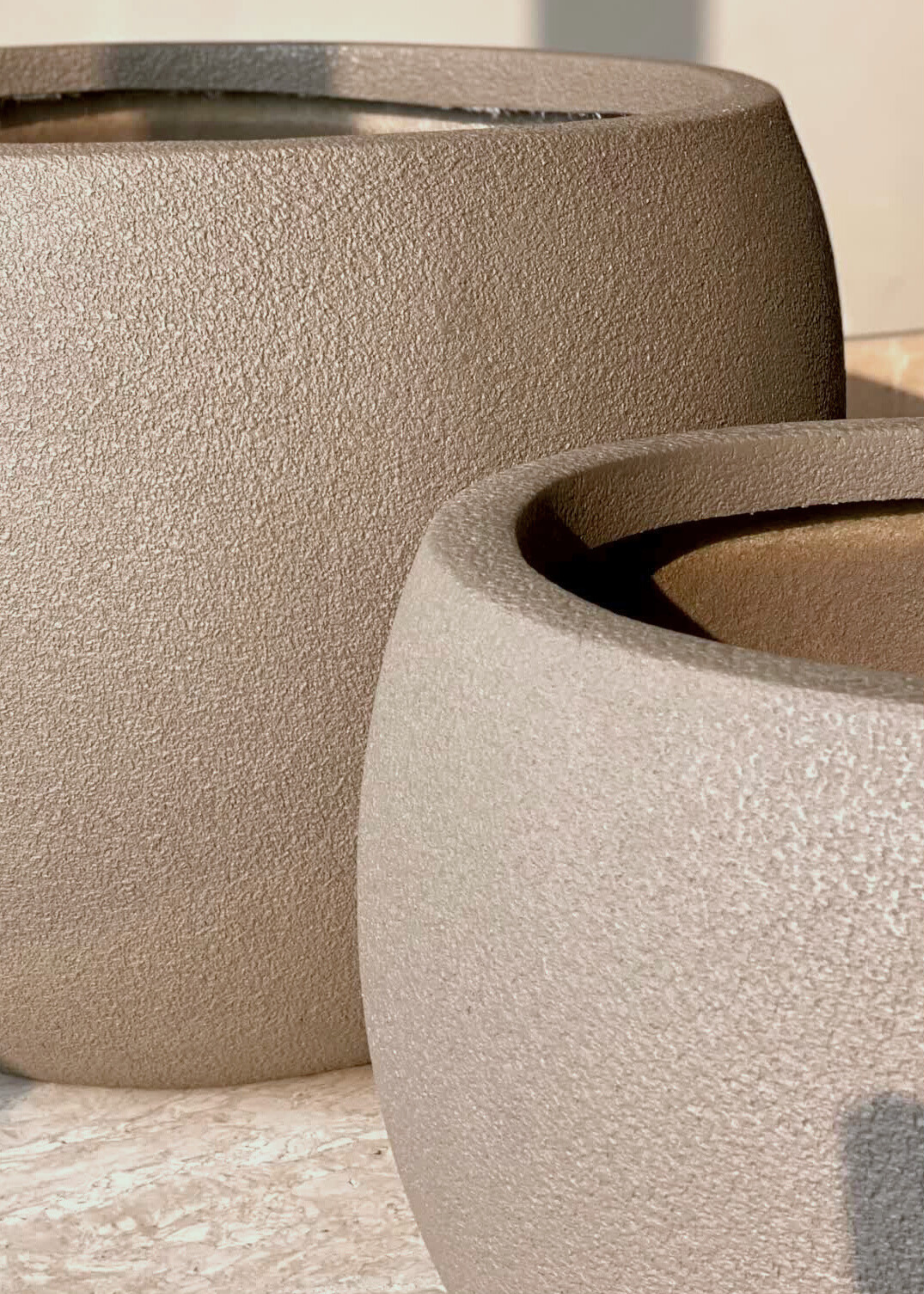 Lithos Planters - Mud Brown