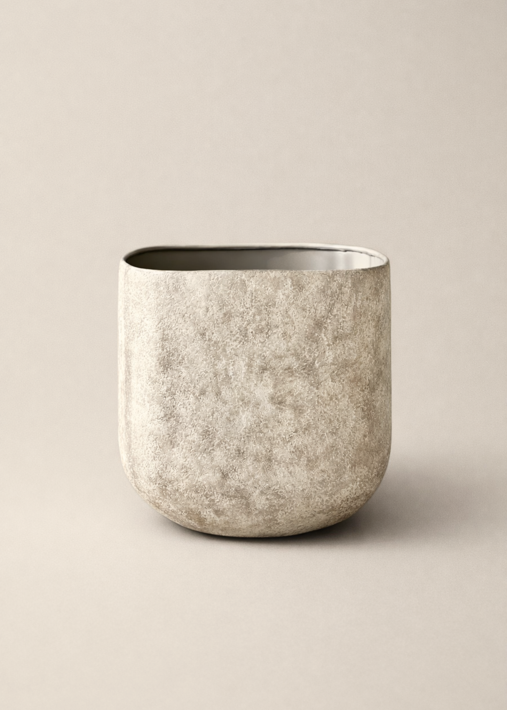 Veranda Square Planters - Rustic Ivory