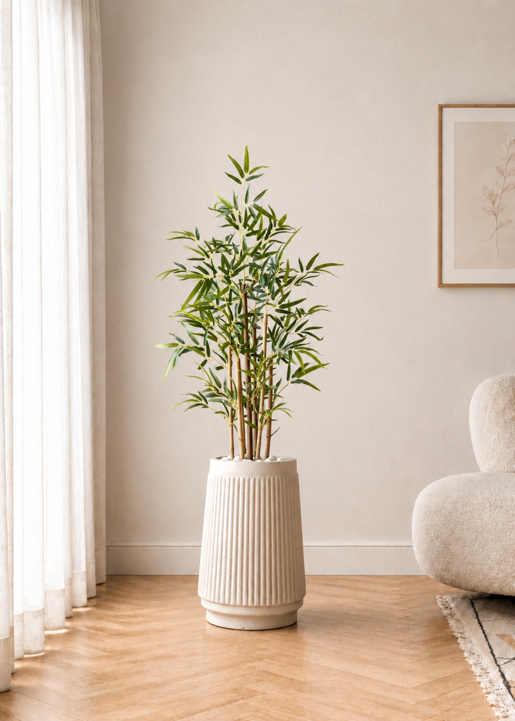 Artificial Statement Bamboo Plant - 3 Feet