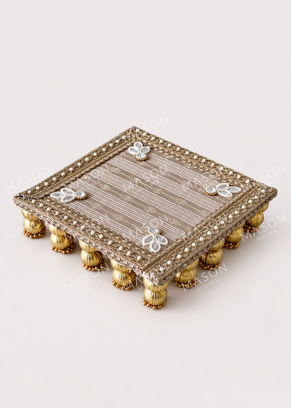 Festive Rajsi Pearl Chowki