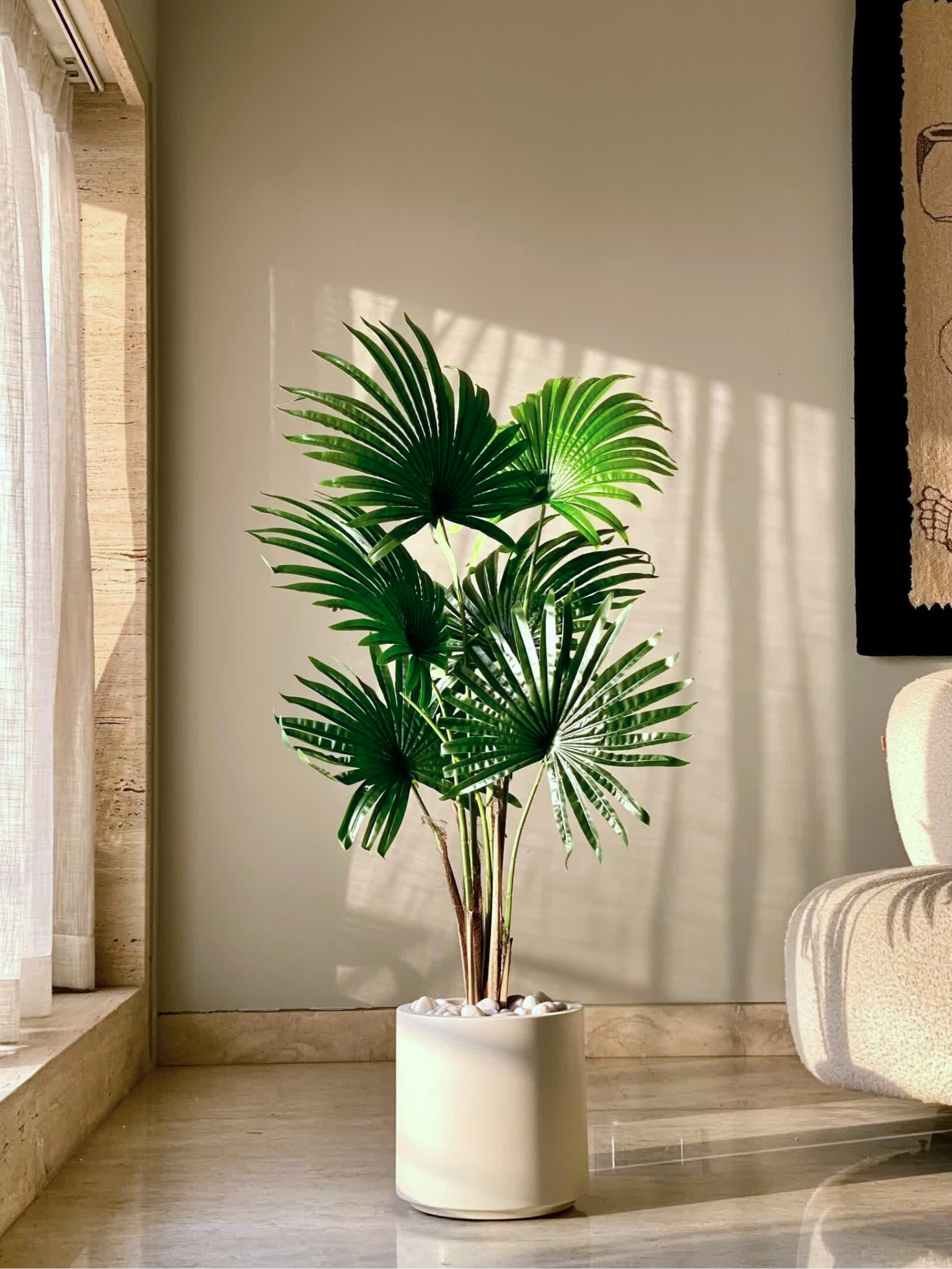 Artificial Palmetto Plant - 4 Feet
