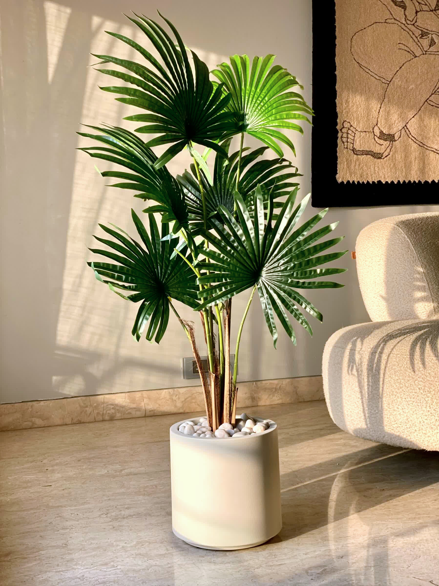 Artificial Palmetto Plant - 4 Feet