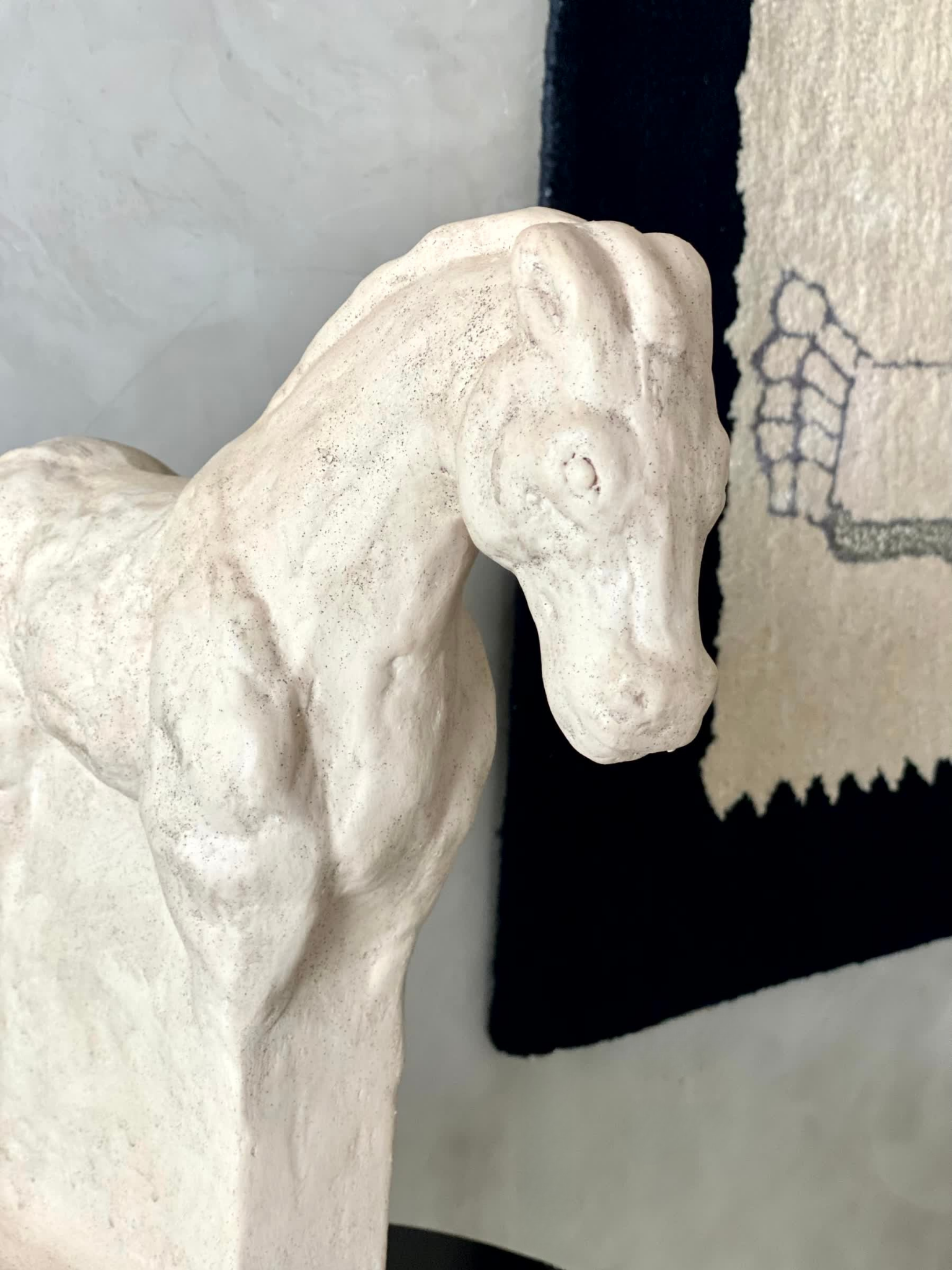 Terracotta Monarch Horse Sculpture