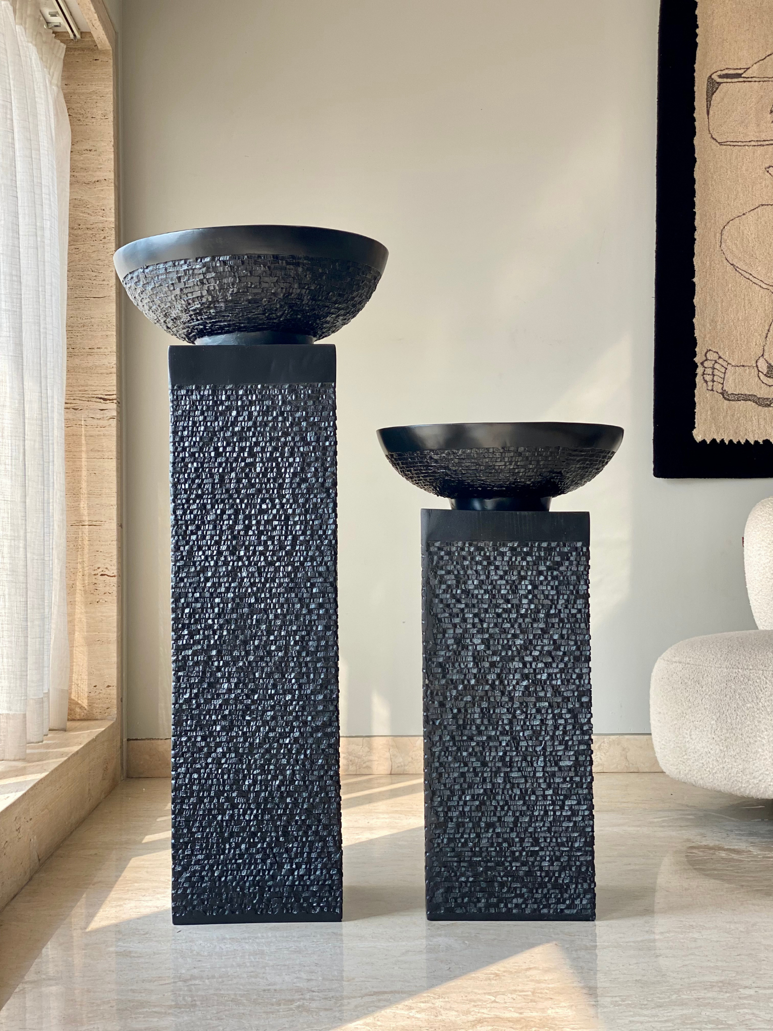 Masami Shaft Planter - Black