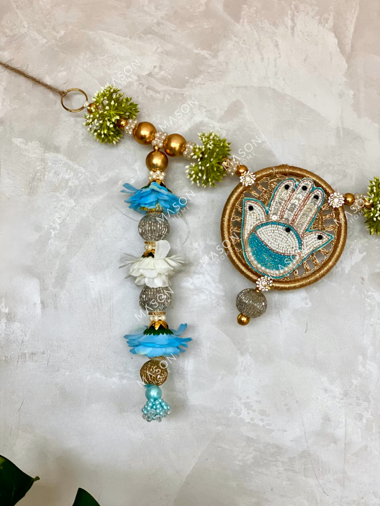 Festive Hamsa and Evil Eye Toran
