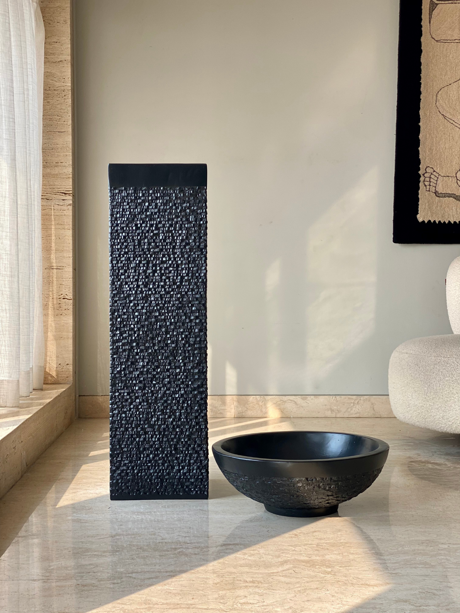 Masami Shaft Planter - Black