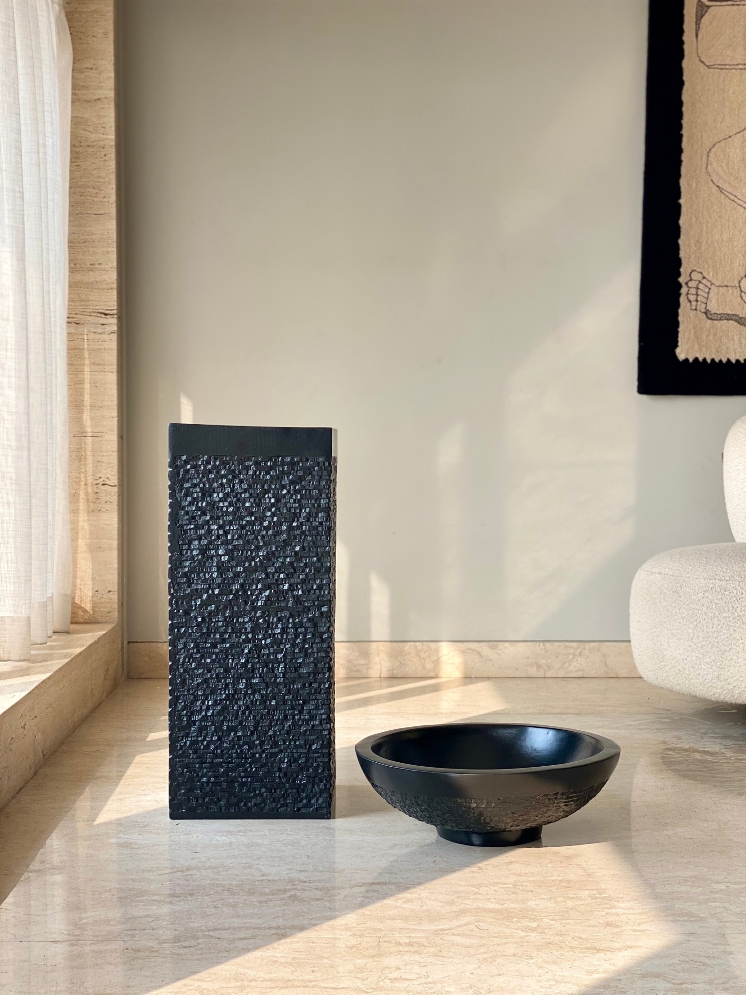 Masami Shaft Planter - Black