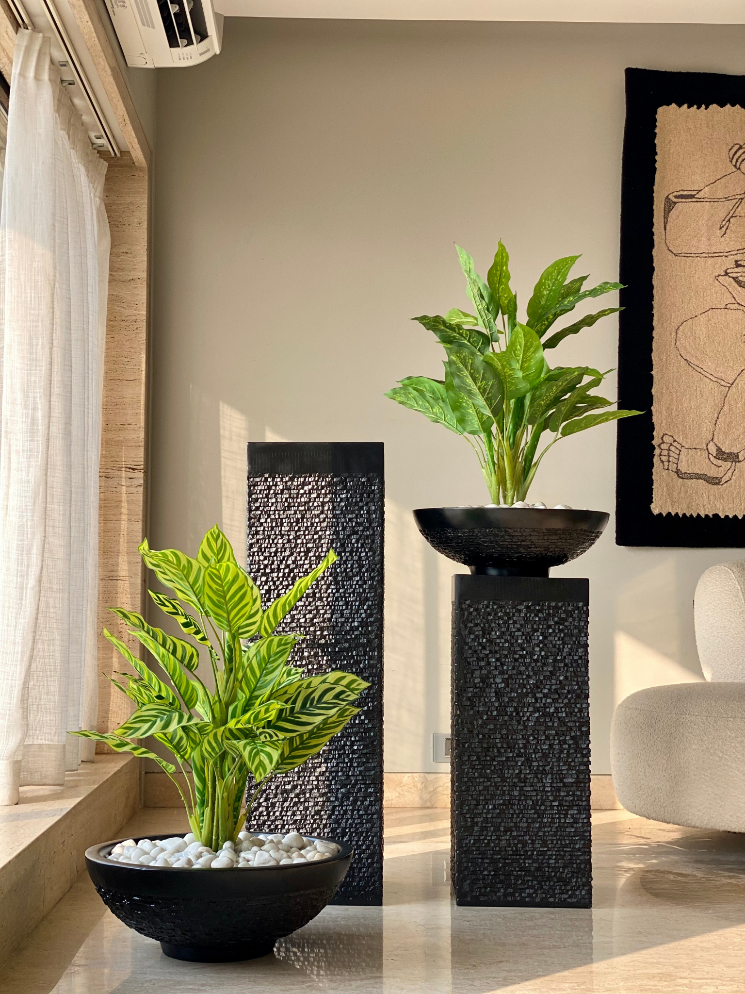 Masami Shaft Planter - Black