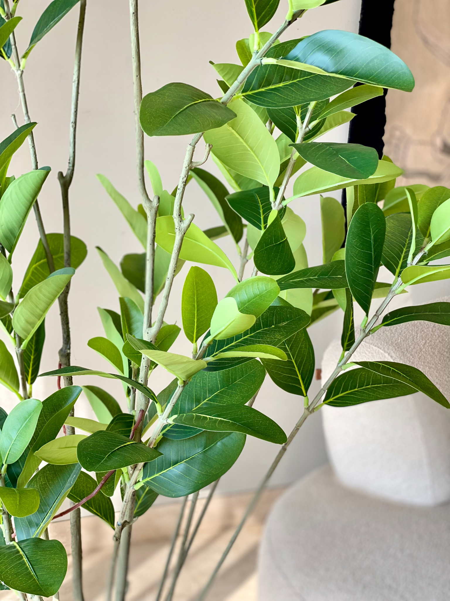Artificial Magnolia Leaf Plant - 5.5 Feet