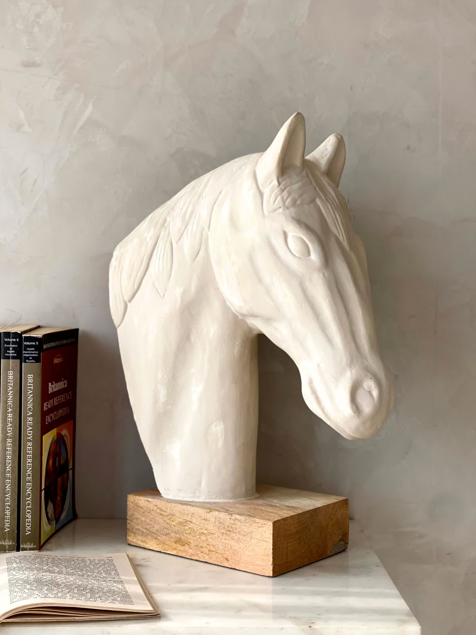Handcrafted Noble Horse Sculpture