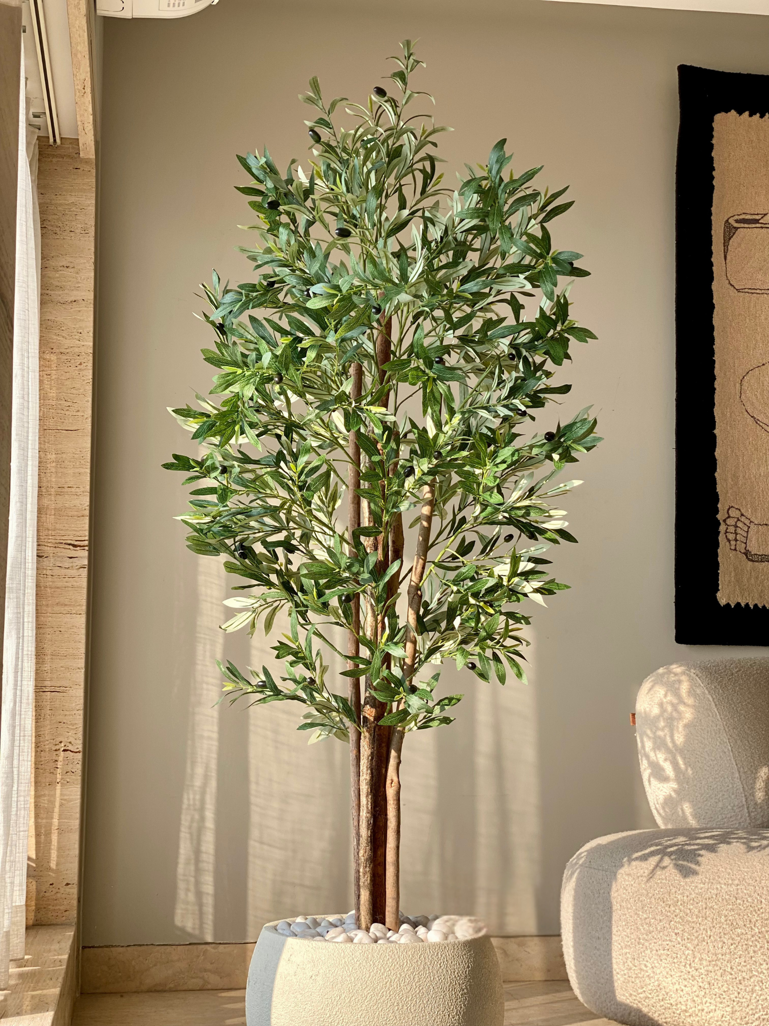Artificial Tropical Olive Plant - 6 Feet